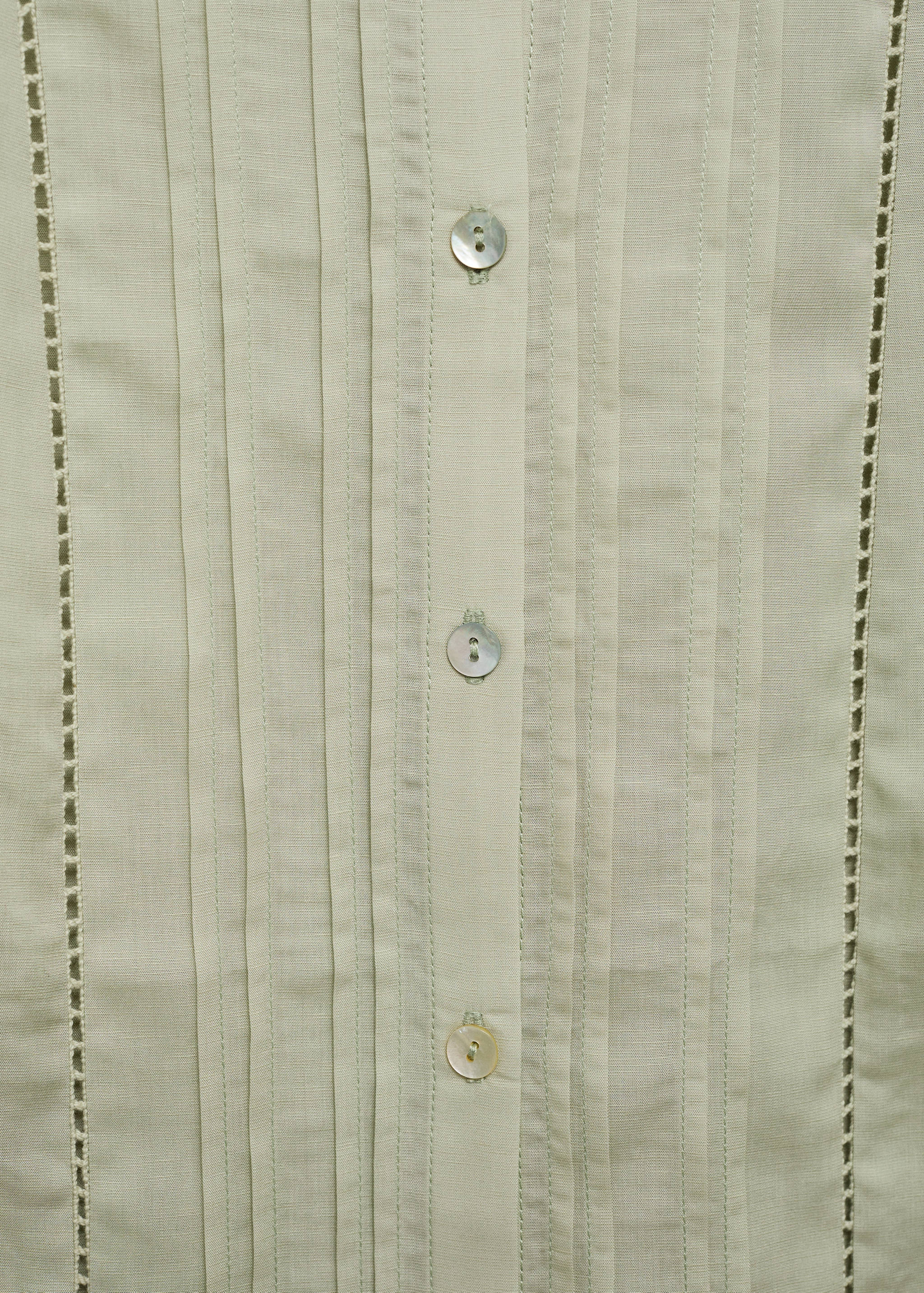 Lyocell blouse with openwork details - Details of the article 8