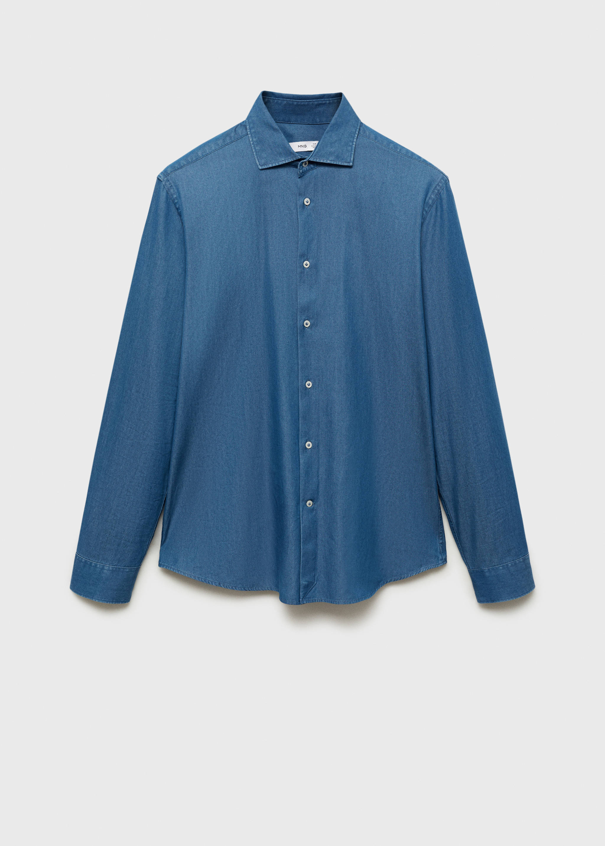 Camicia chambray 100% cotone - Articolo senza modello