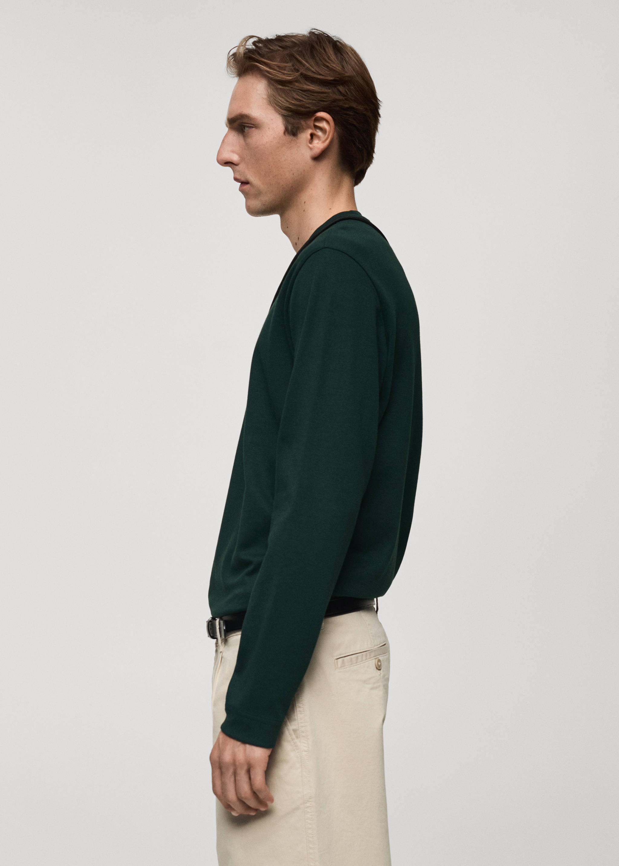 Långärmad regular fit t-shirt - Detaljer om artikeln 2