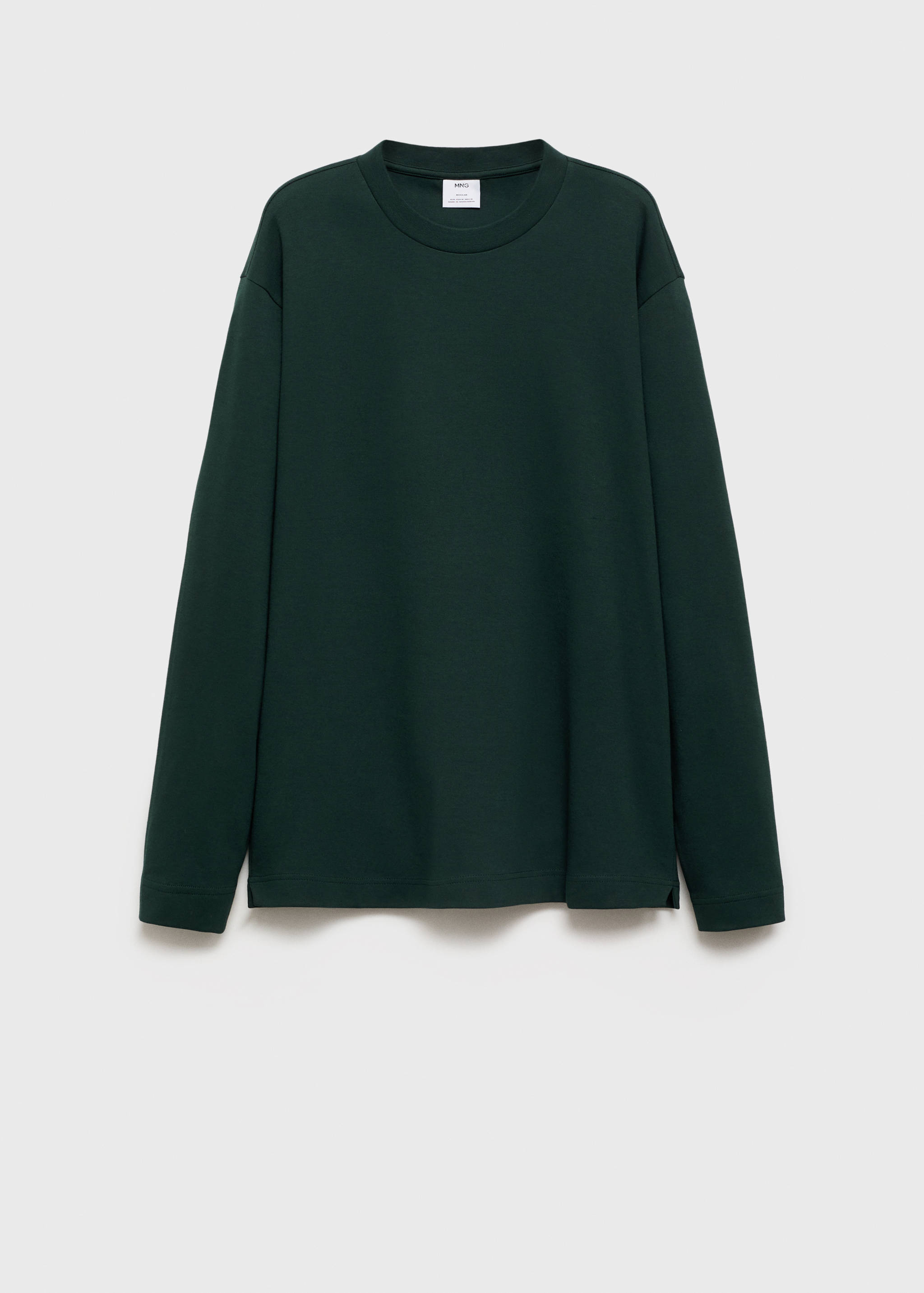 Långärmad regular fit t-shirt - Artikel utan modell