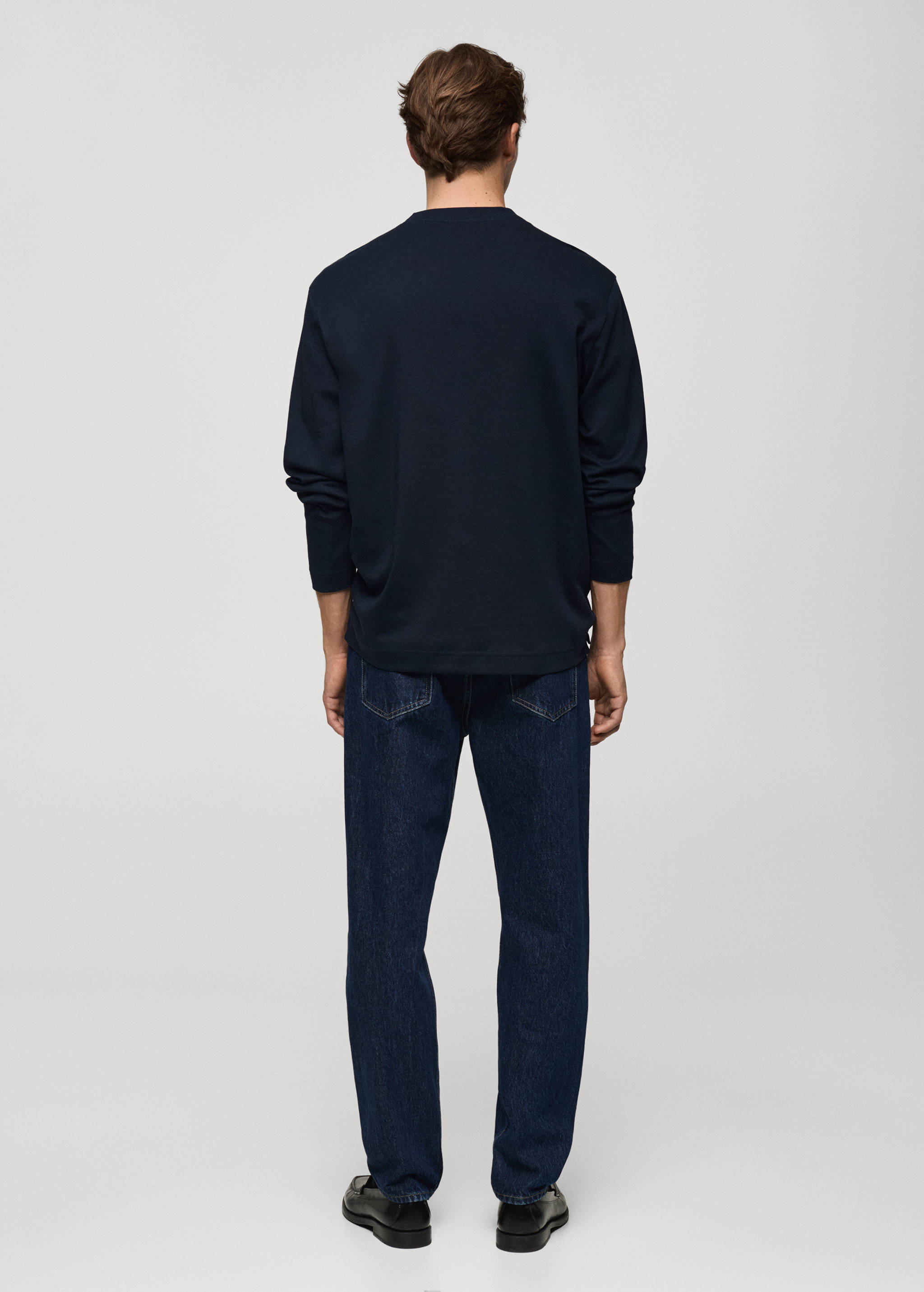 Langarmshirt regular fit - Rückseite des Artikels