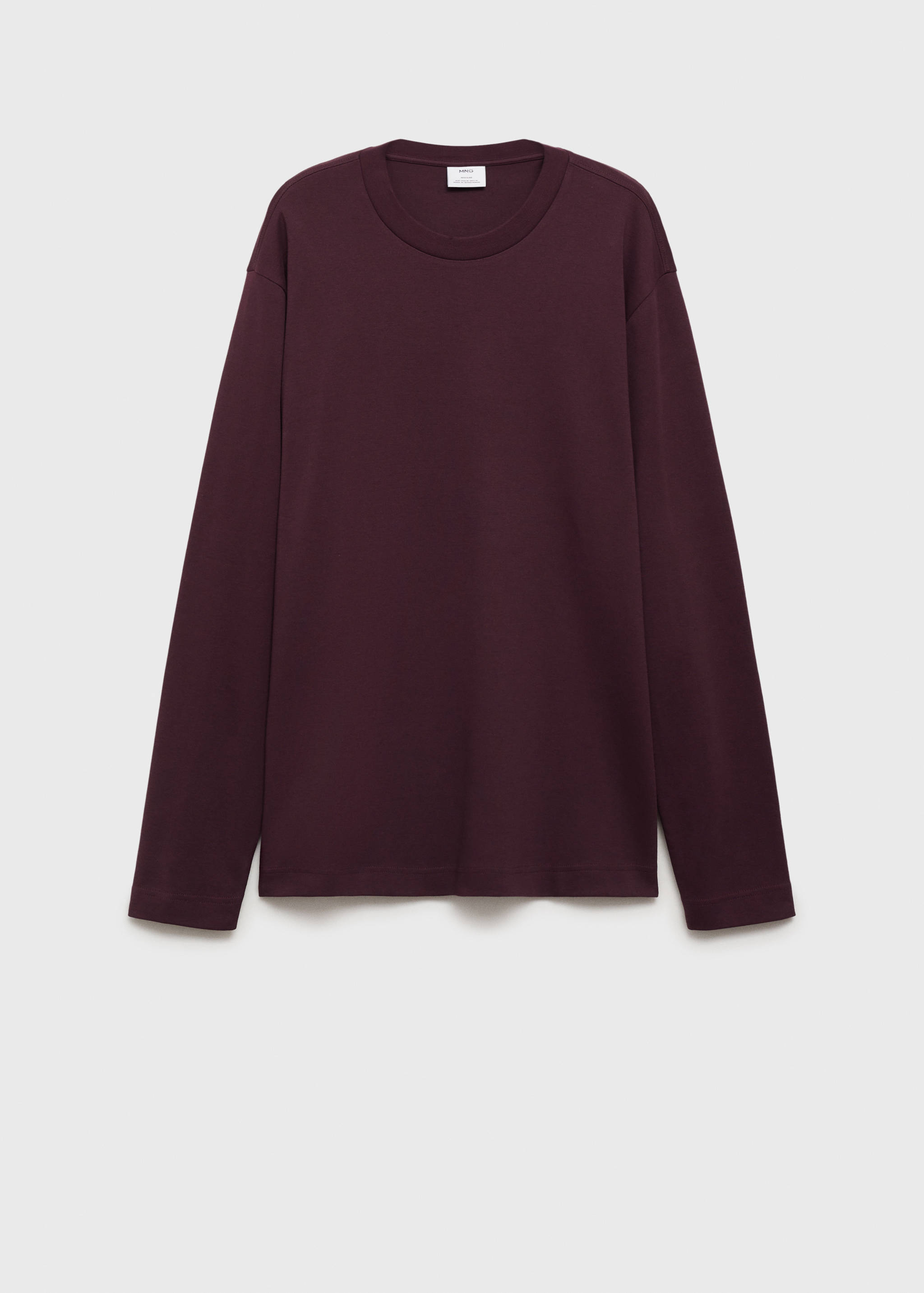 Långärmad regular fit t-shirt - Artikel utan modell