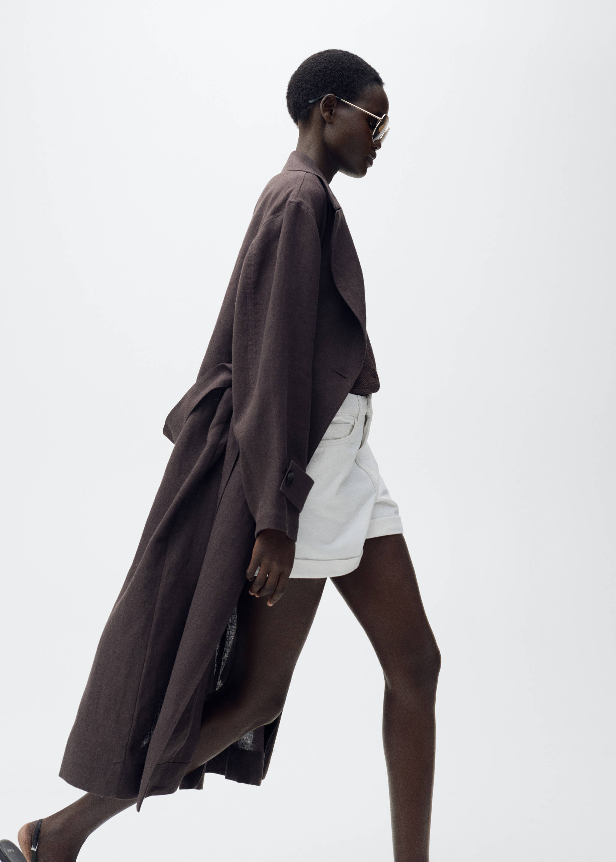 Szorty denimowe mom-fit z wysokim stanem - Szczegóły artykułu 2