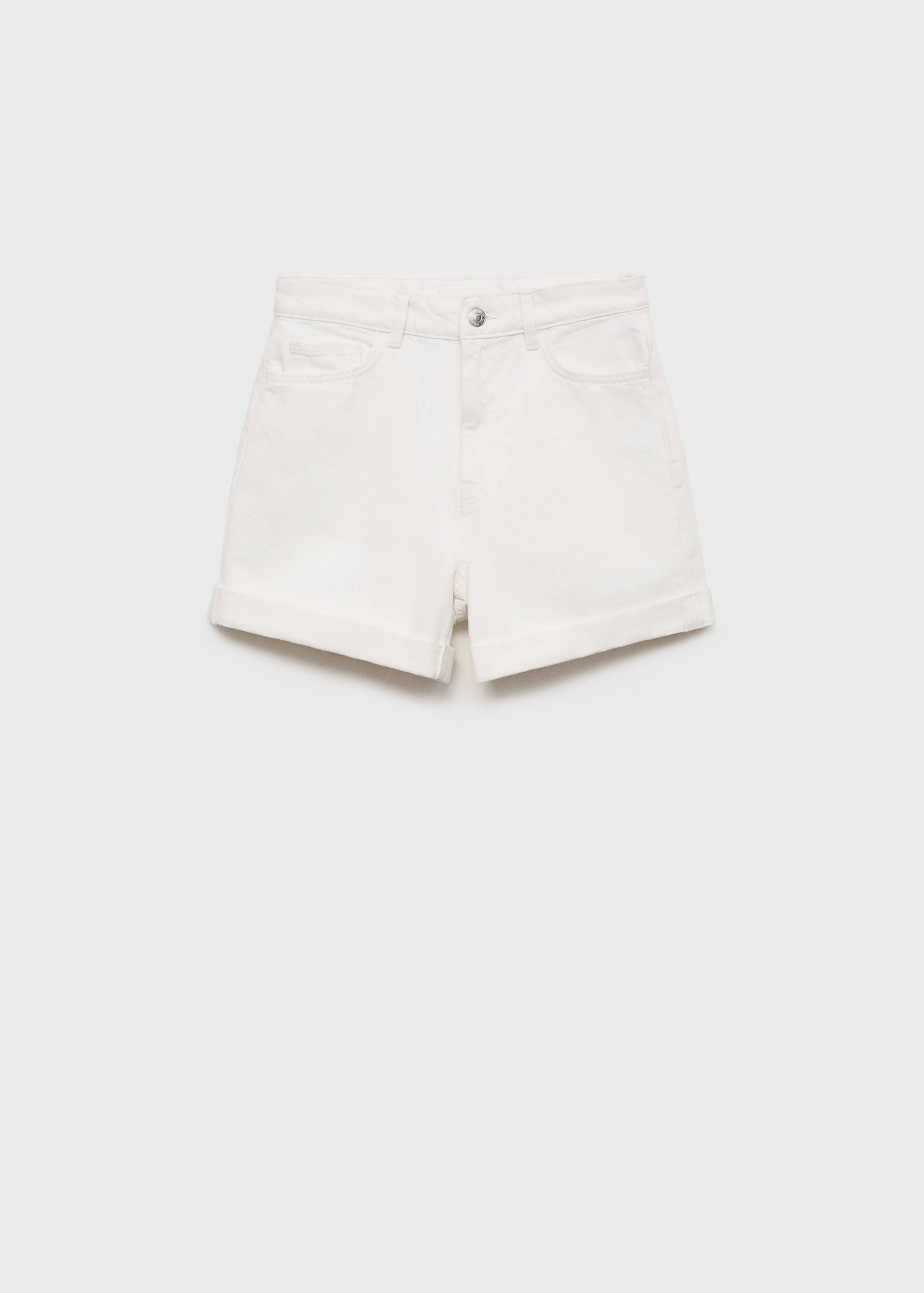 Szorty denimowe mom-fit z wysokim stanem - Artykuł bez modela/modelki