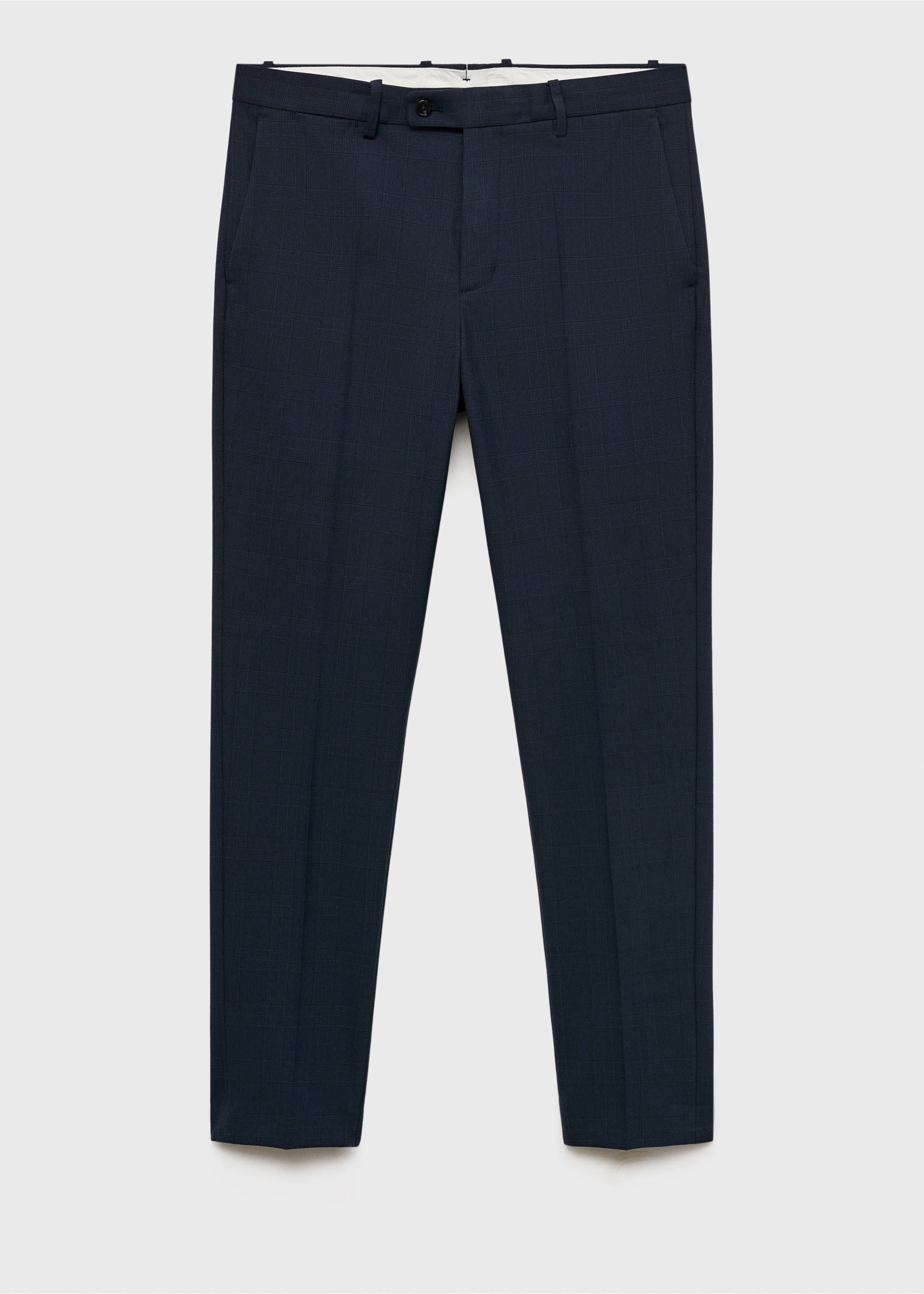 Milan slim-fit suit pants - Article without model, Dark Navy. Ref: 87060602-00.