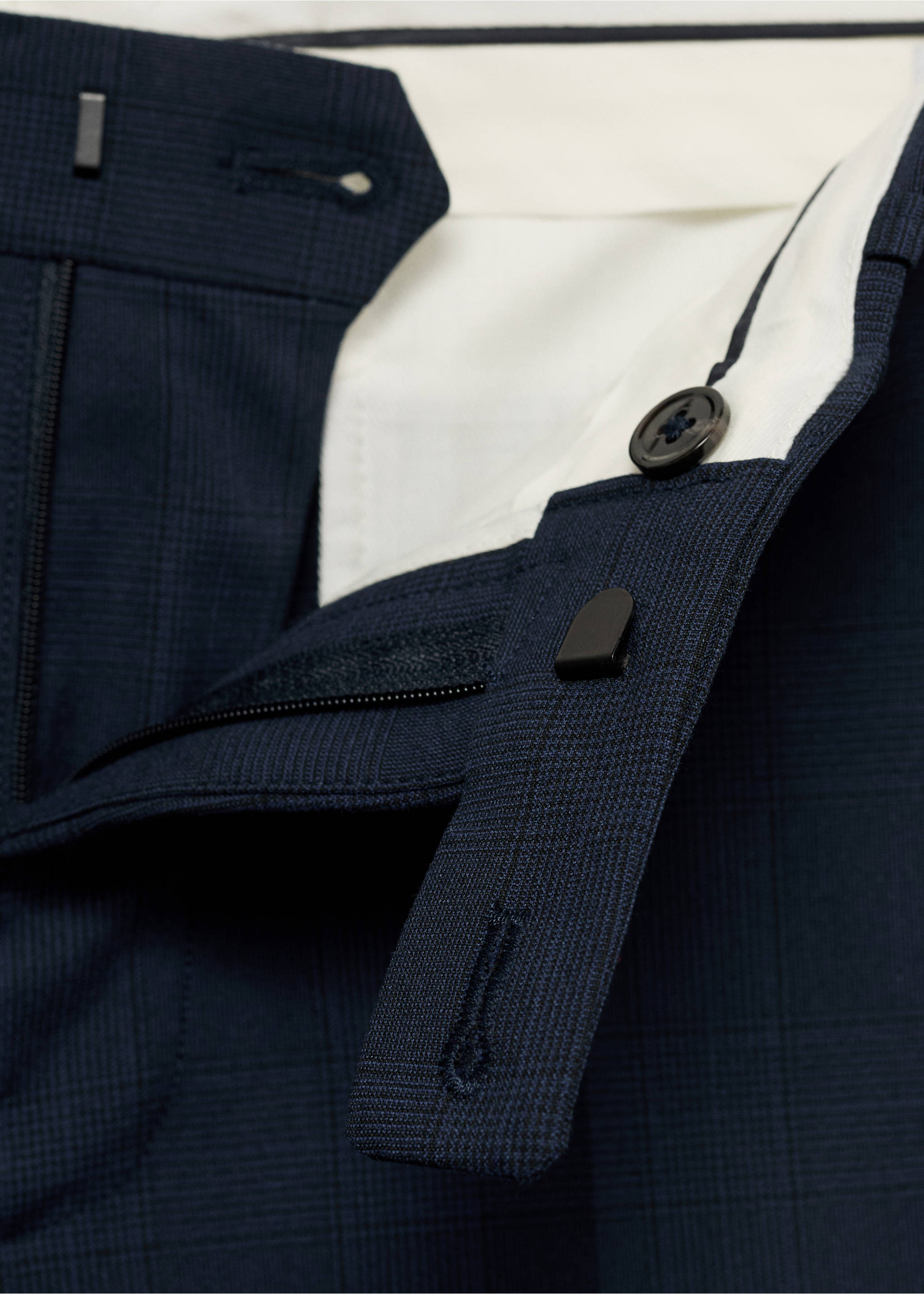 Milan slim-fit suit pants - Details of the article 0, Dark Navy. Ref: 87060602-00.