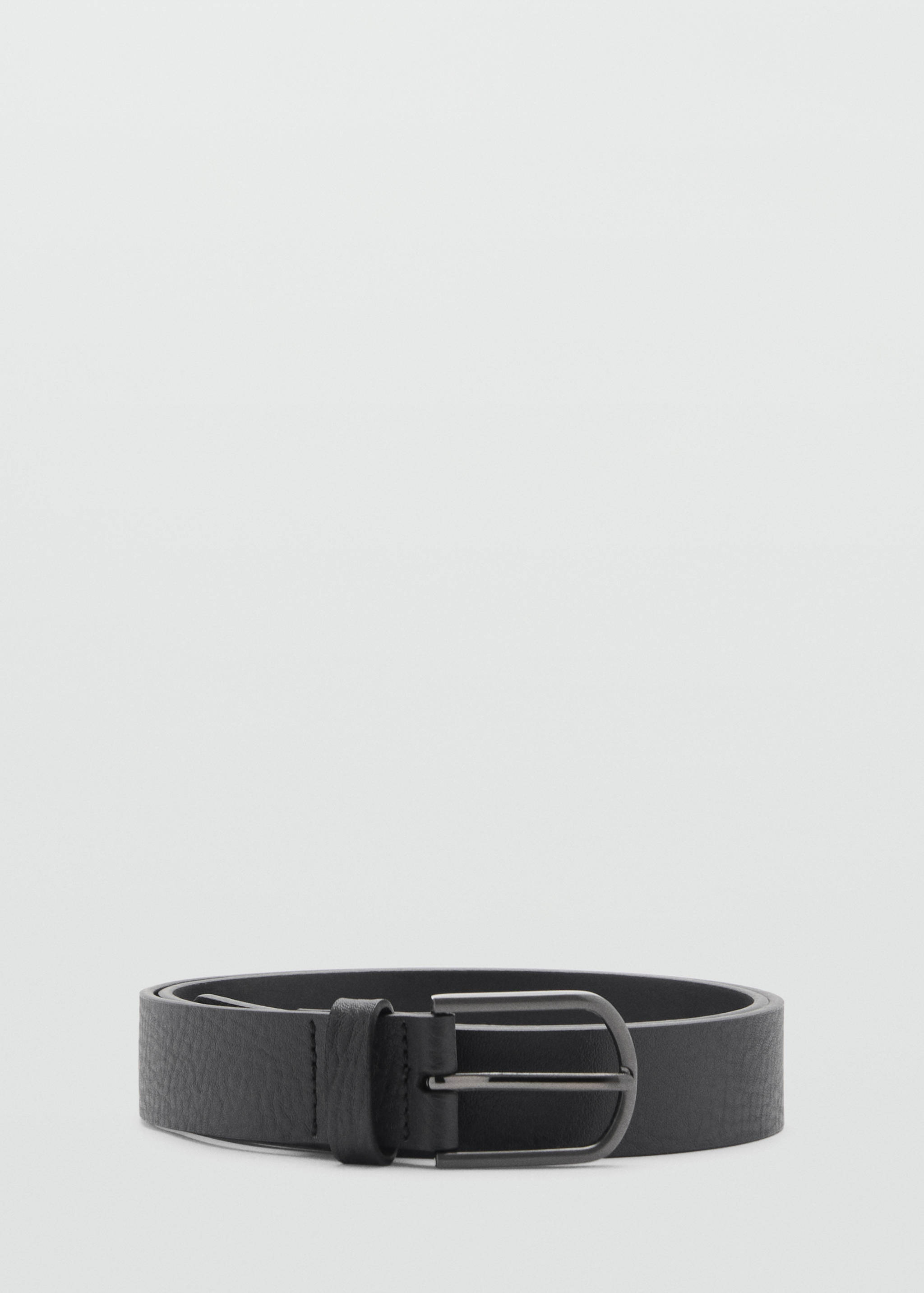 Pebbled leather belt - Article without model