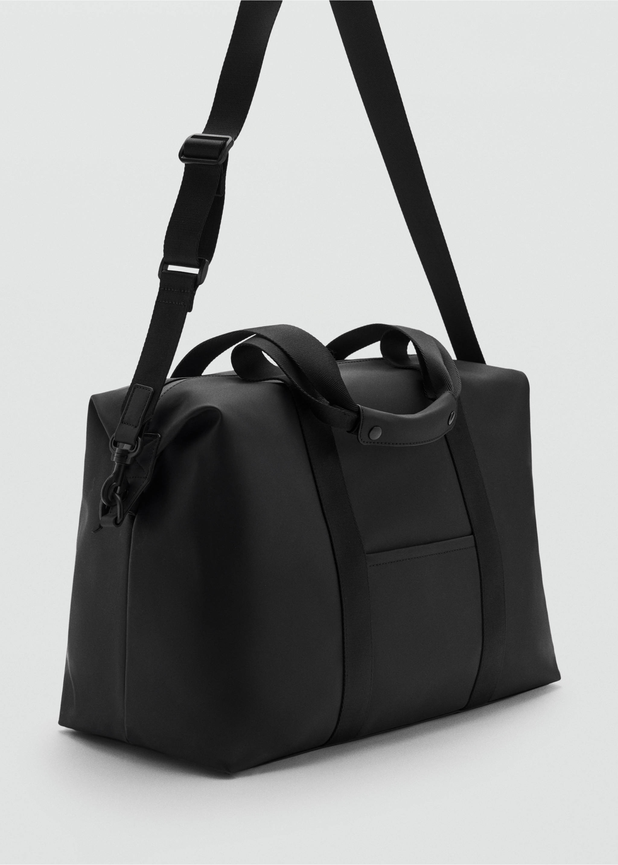 Sac bowling enduit - Plan moyen, Noir. Ref: 87060604-00.