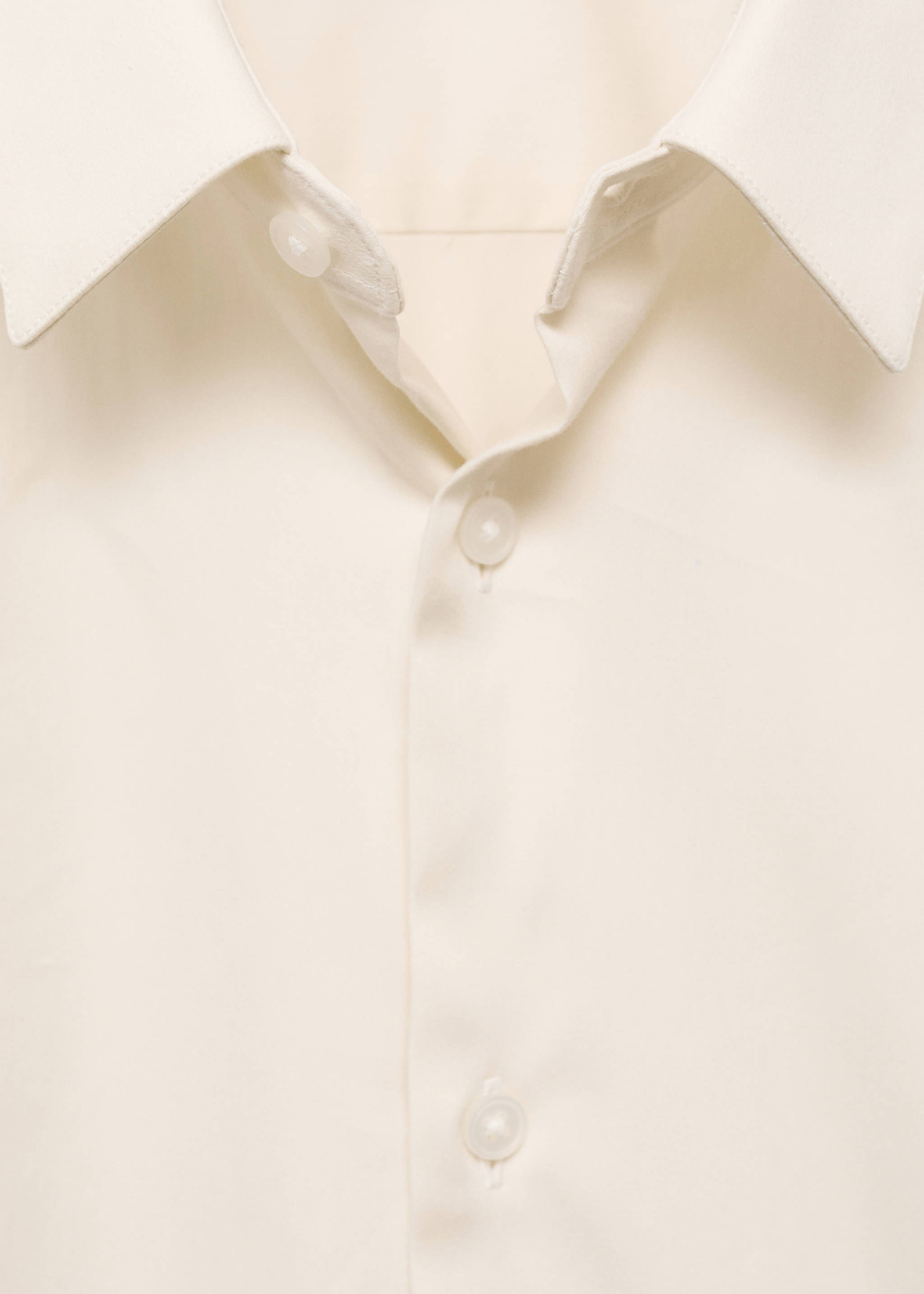 Super slim fit cotton stretch suit shirt - Details of the article 8
