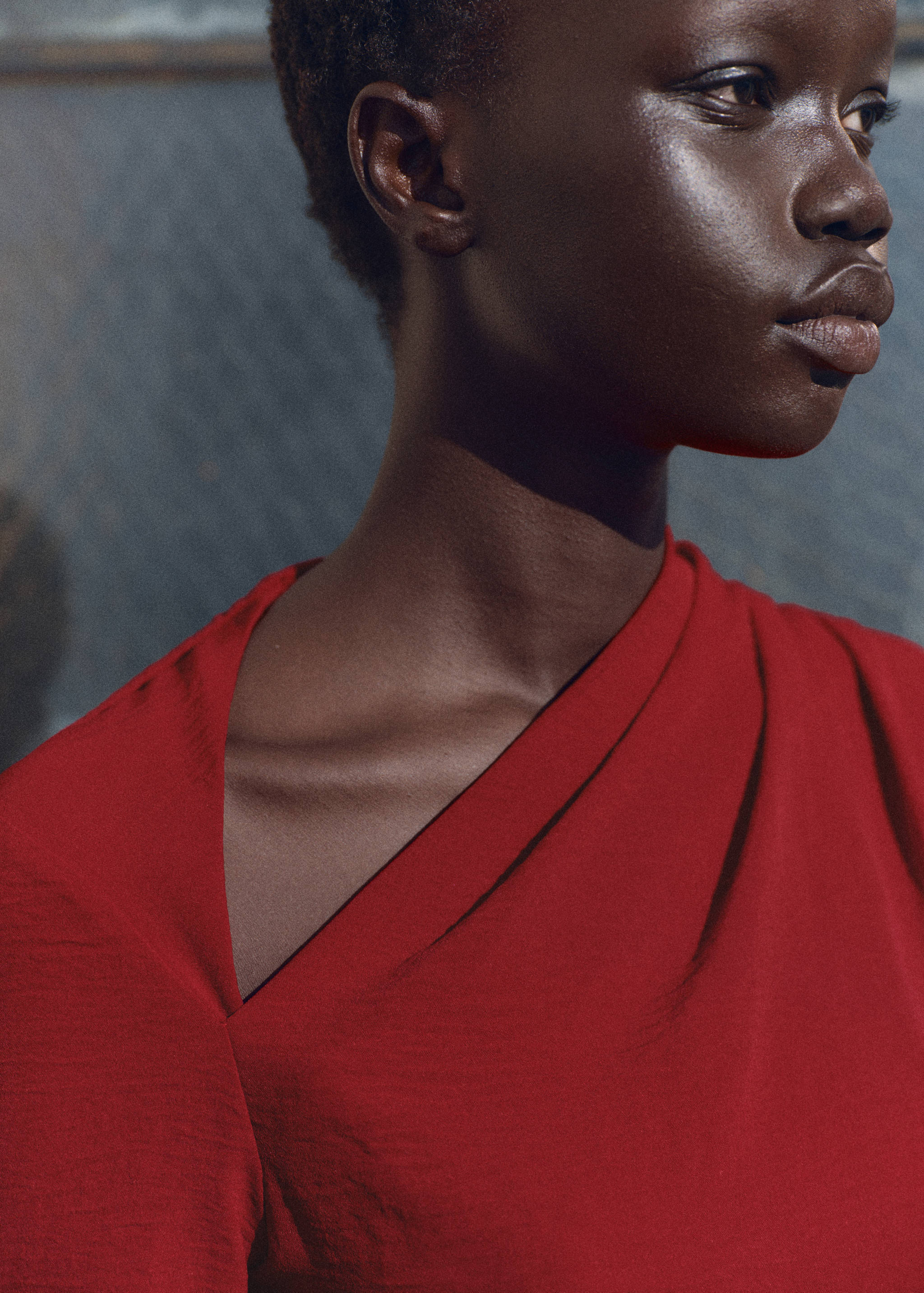 Robe asymétrique drapée - Détail de l'article 4