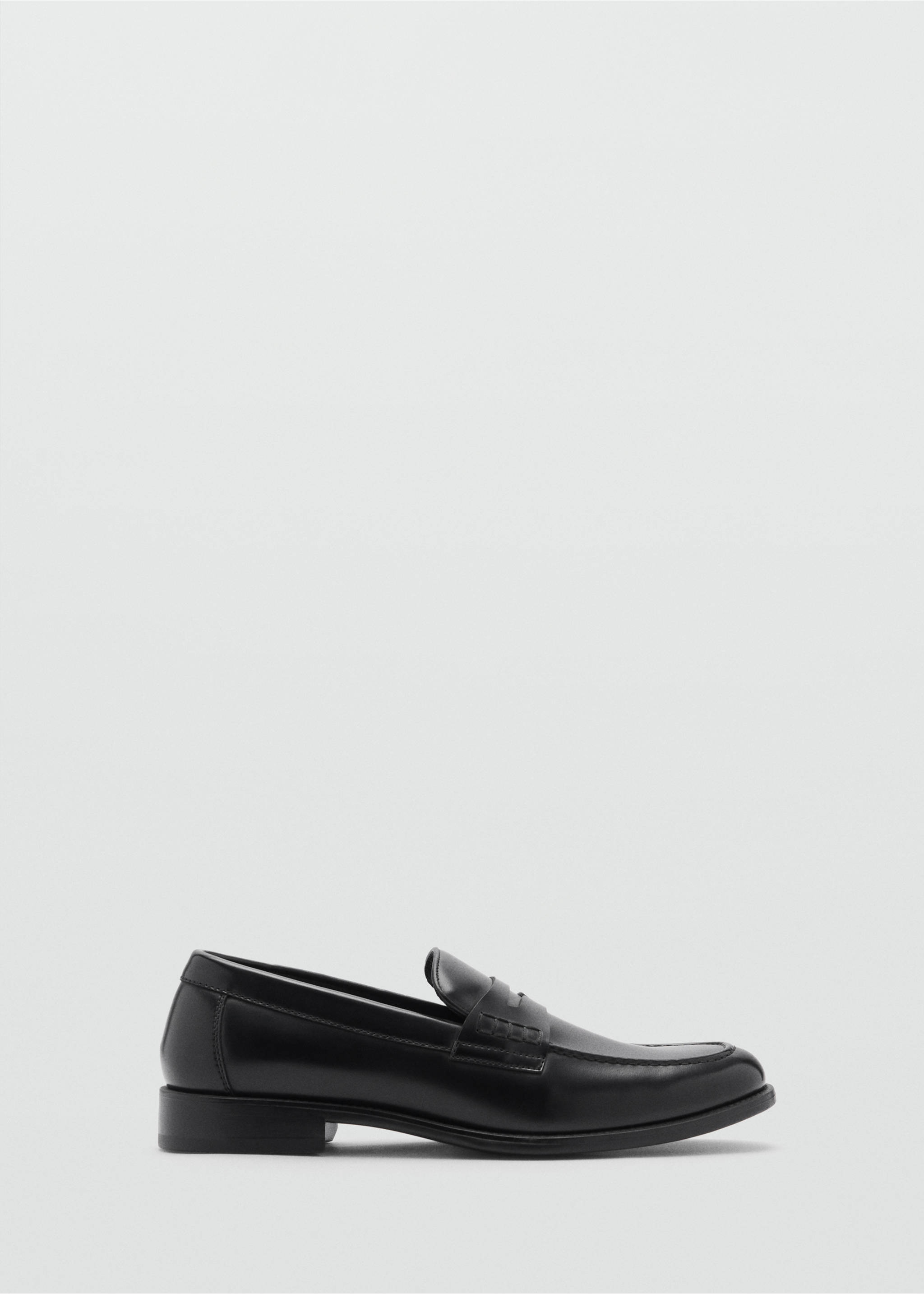 Mocasín antifaz efecto napa - Artículo sin modelo, Negro. Ref: 87060611-00.