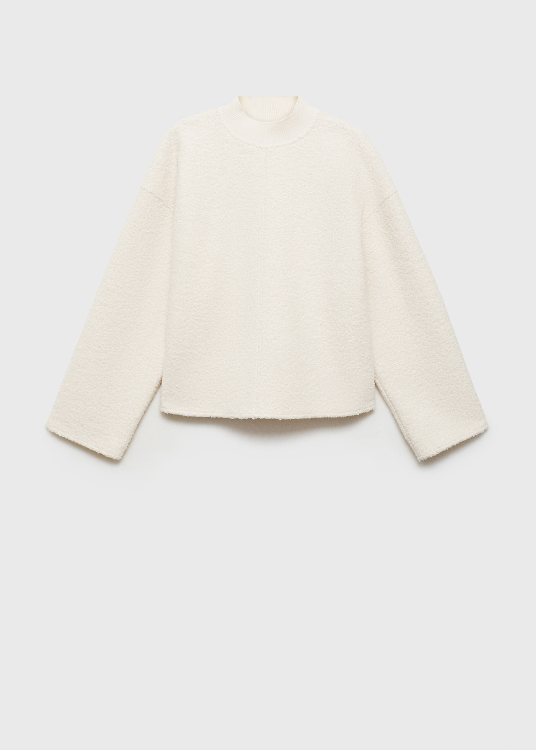 Sudadera bouclé cuello perkins - Artículo sin modelo