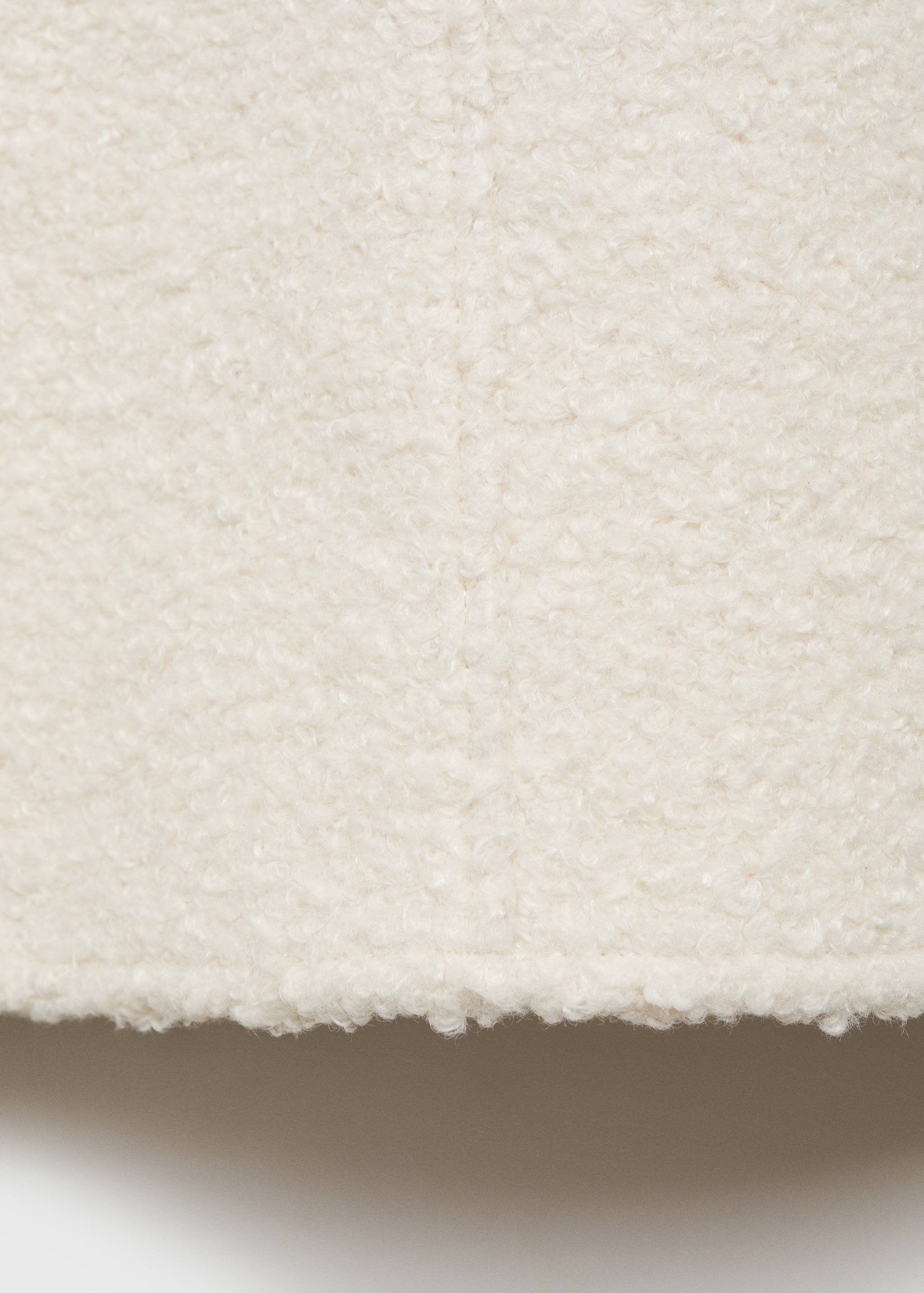 Sudadera bouclé cuello perkins - Detalle del artículo 0