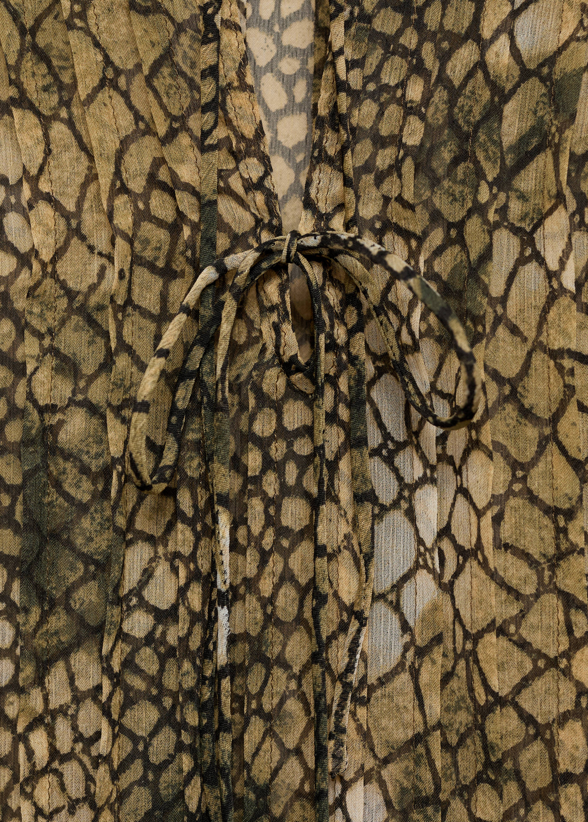 Gemustertes Hemd mit Ballonärmeln - Detail des Artikels 8