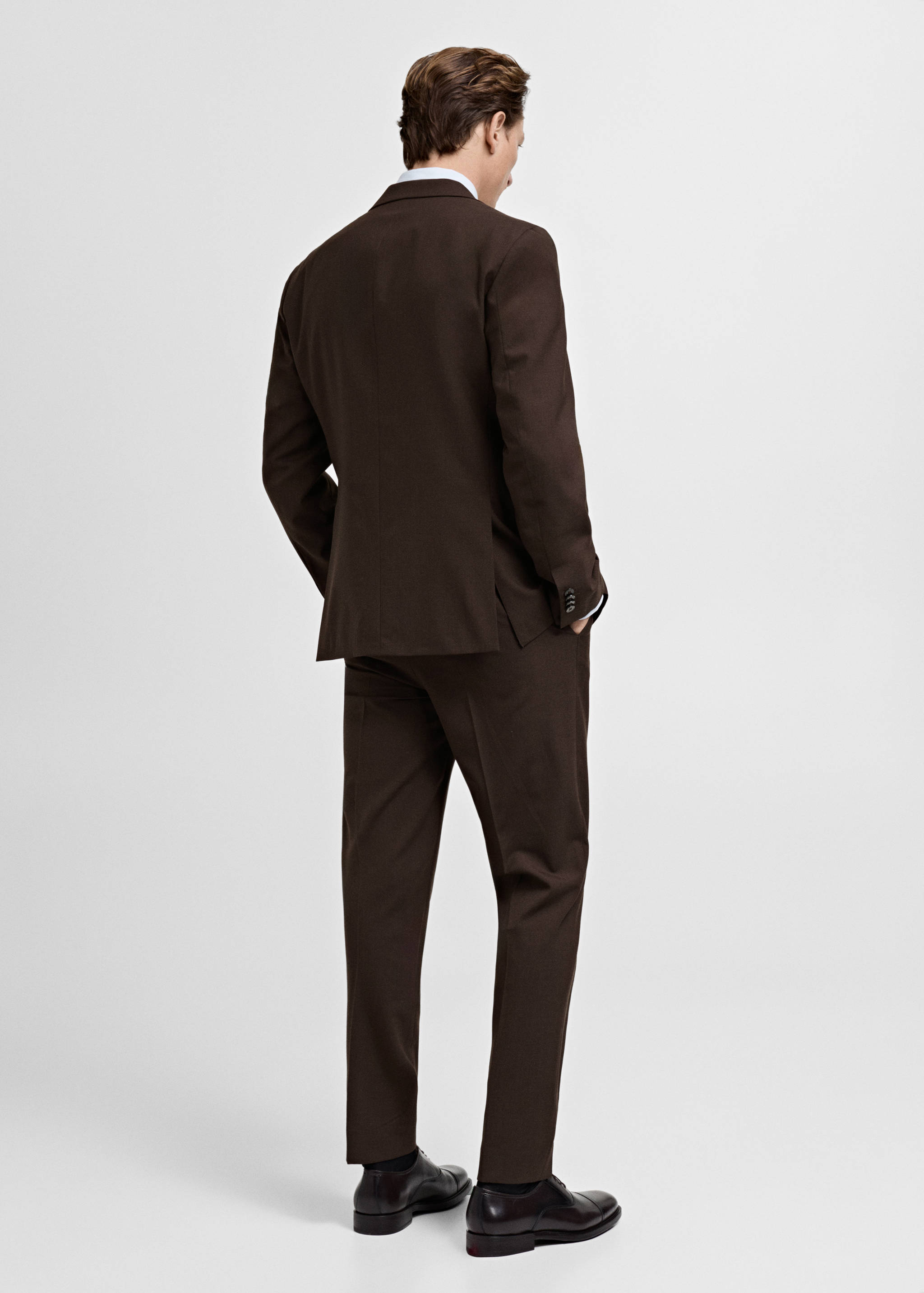 Americana vestit Turín 100% llana verge - Revers de l'article