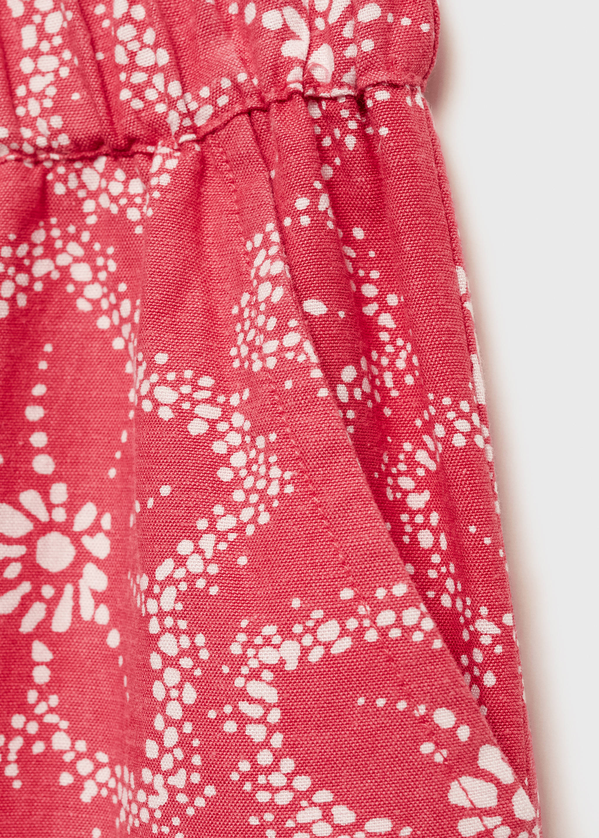 Floral print trousers - Details of the article 0