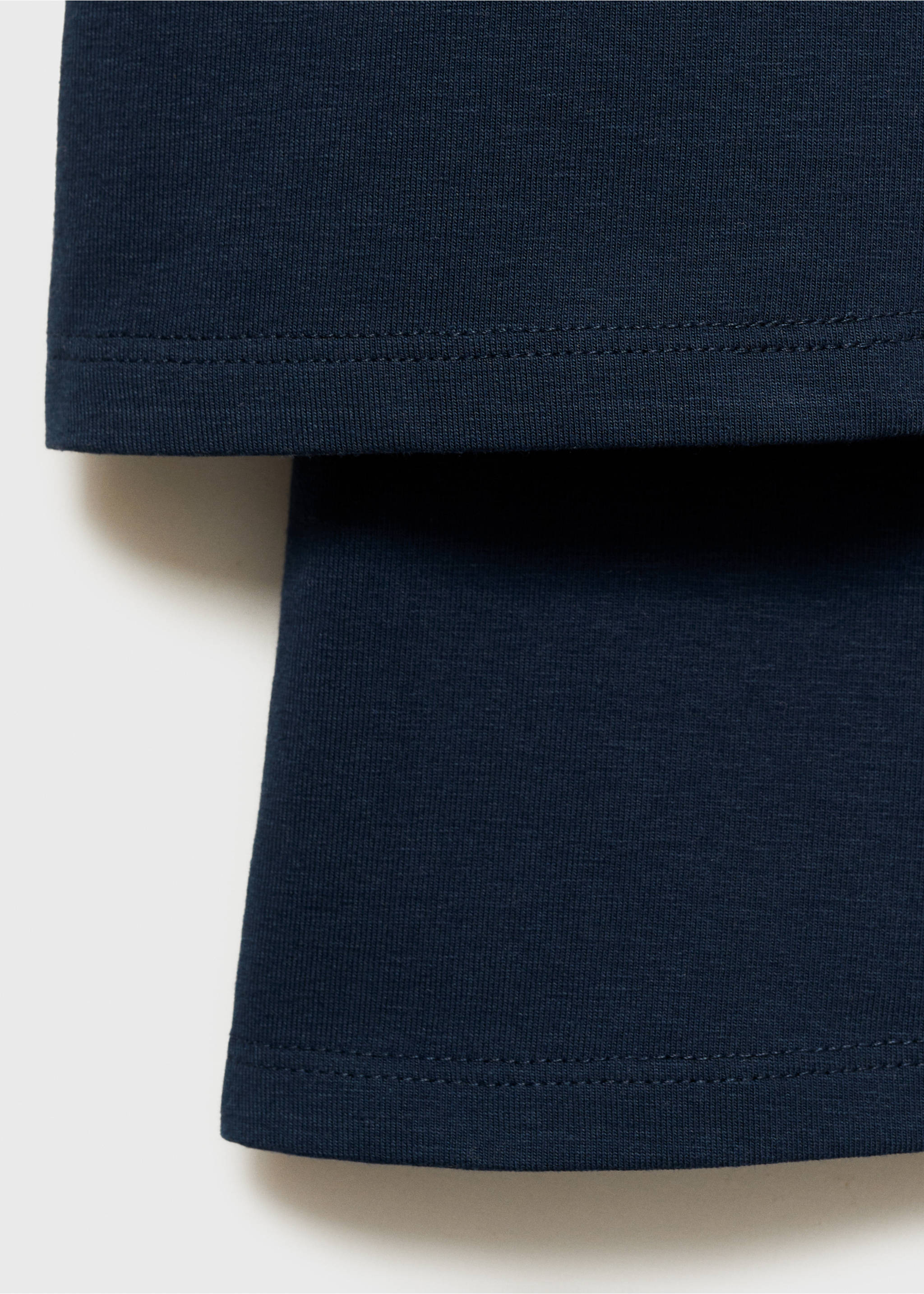 Flared leggings - Details of the article 0, Dark Navy. Ref: 87060621-00.