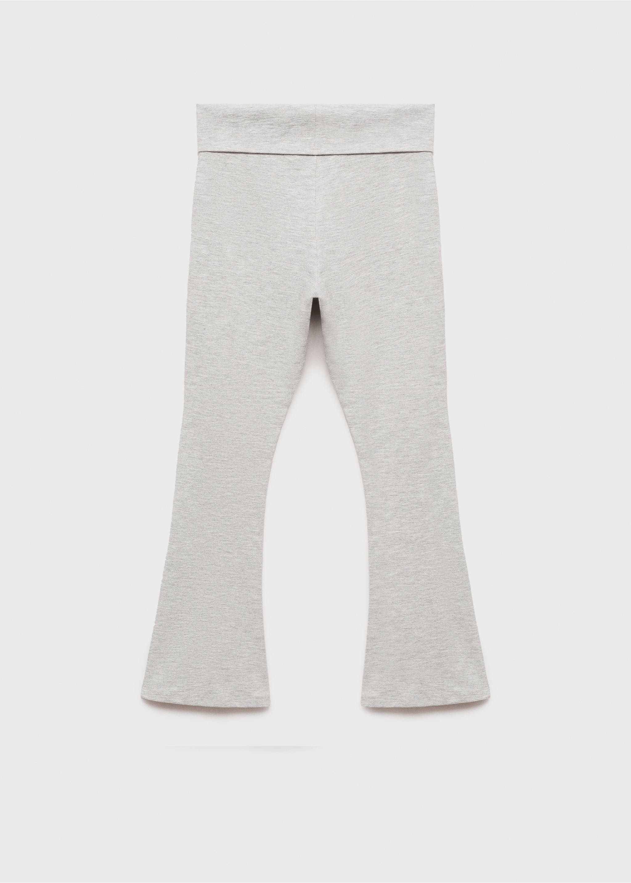 Flared leggings - Reverse of the article, Light Heather Grey. Ref: 87060621-00.