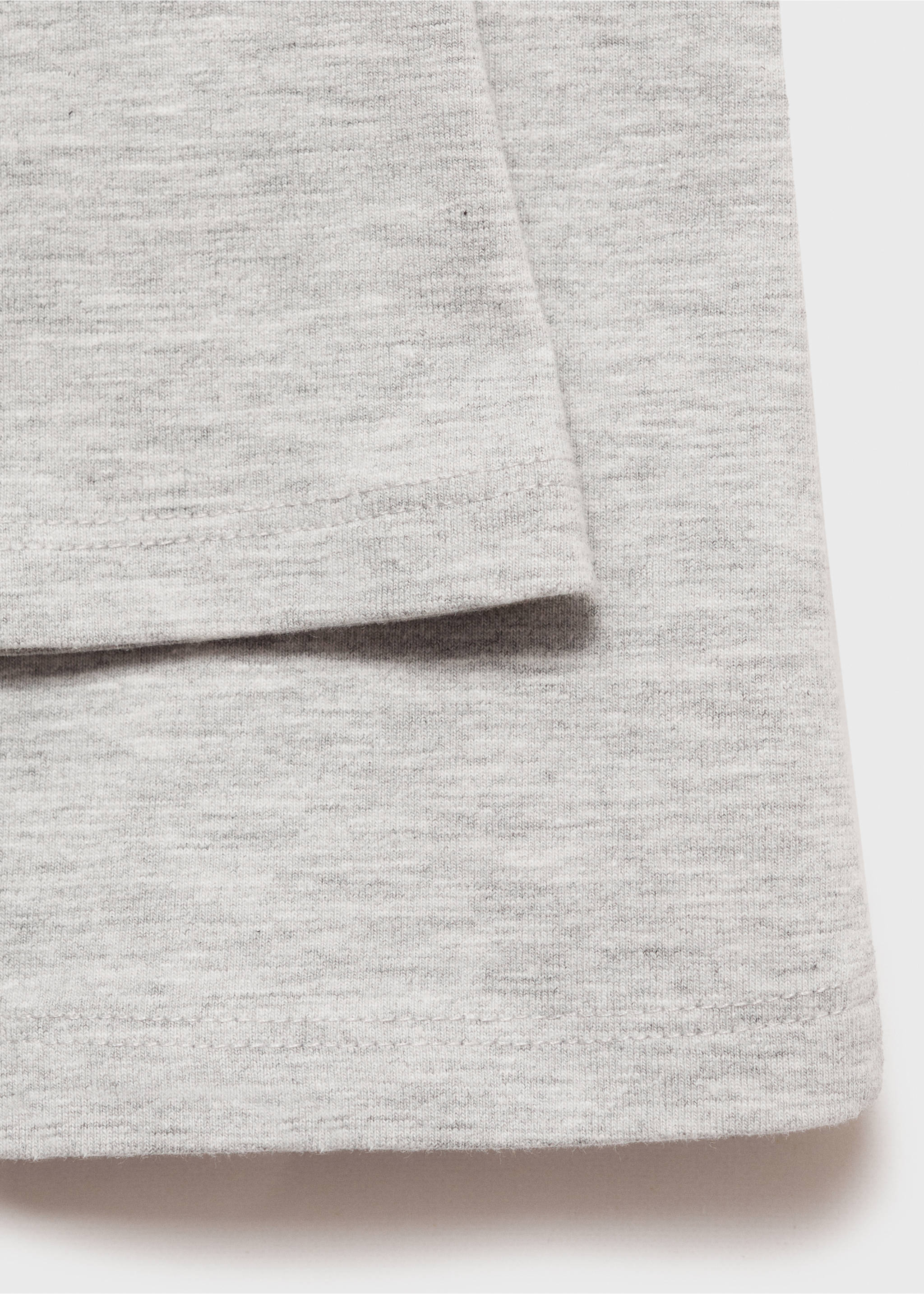 Flared leggings - Details of the article 8, Light Heather Grey. Ref: 87060621-00.