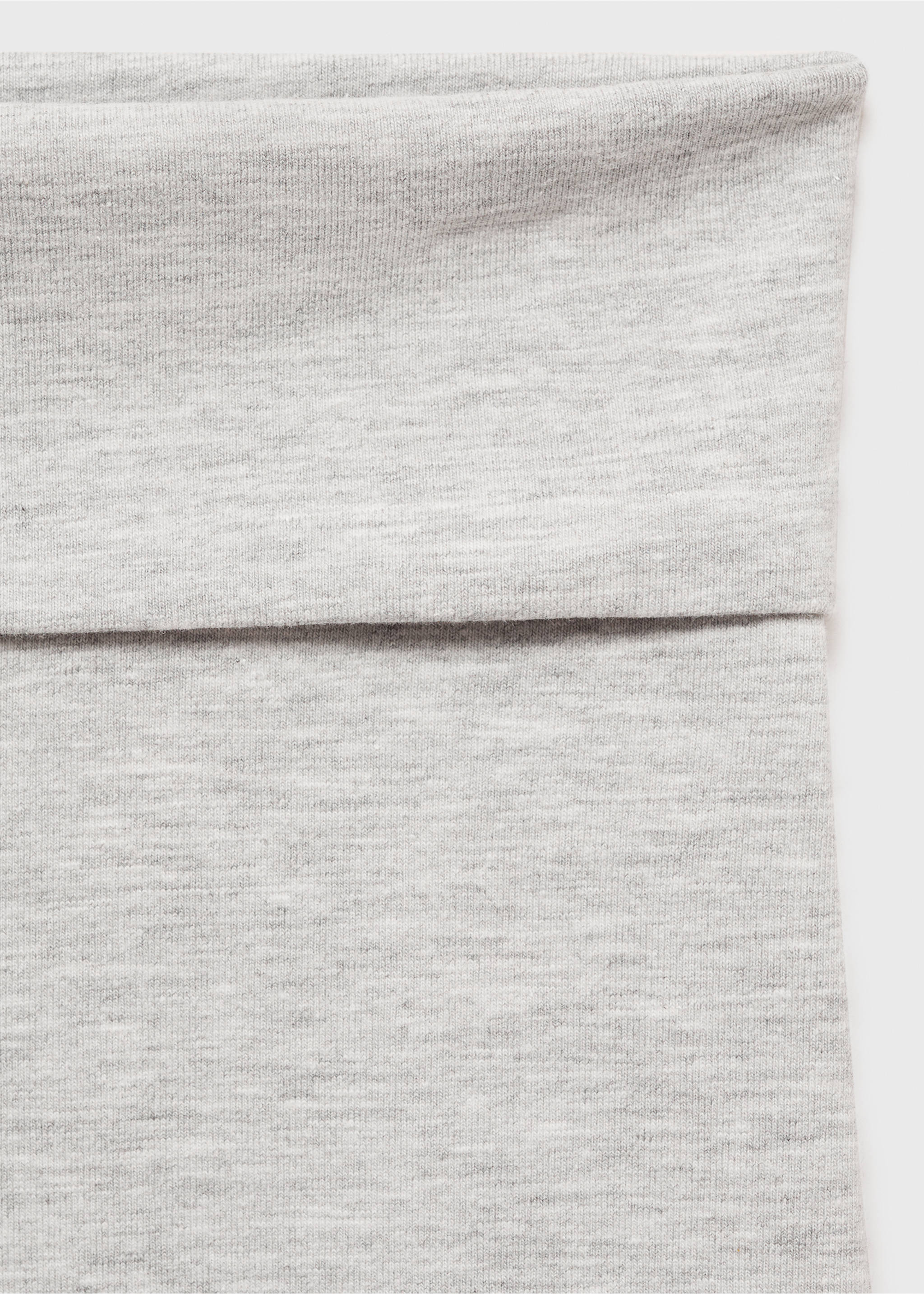 Flared leggings - Details of the article 0, Light Heather Grey. Ref: 87060621-00.