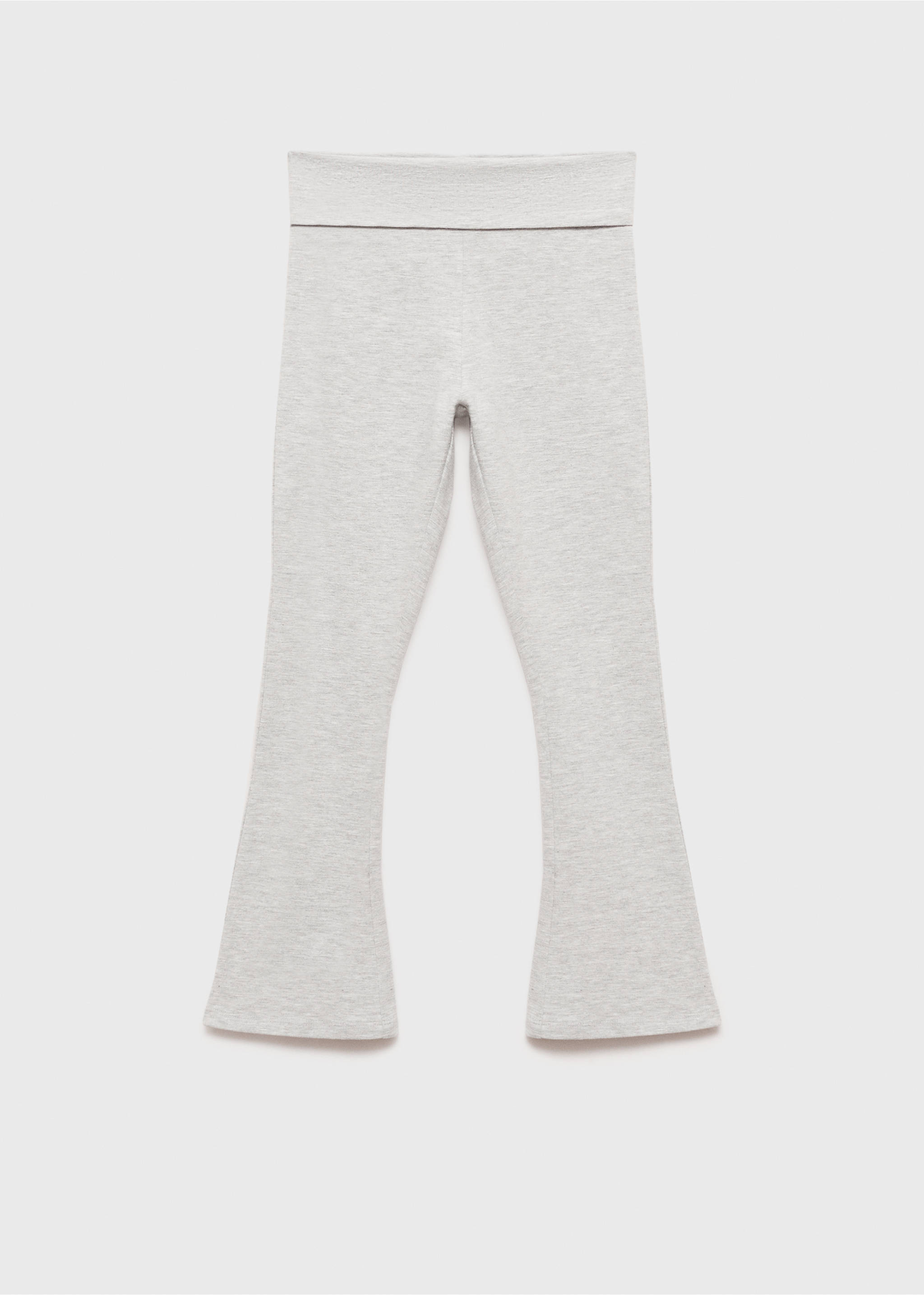 Flared leggings - Article without model, Light Heather Grey. Ref: 87060621-00.