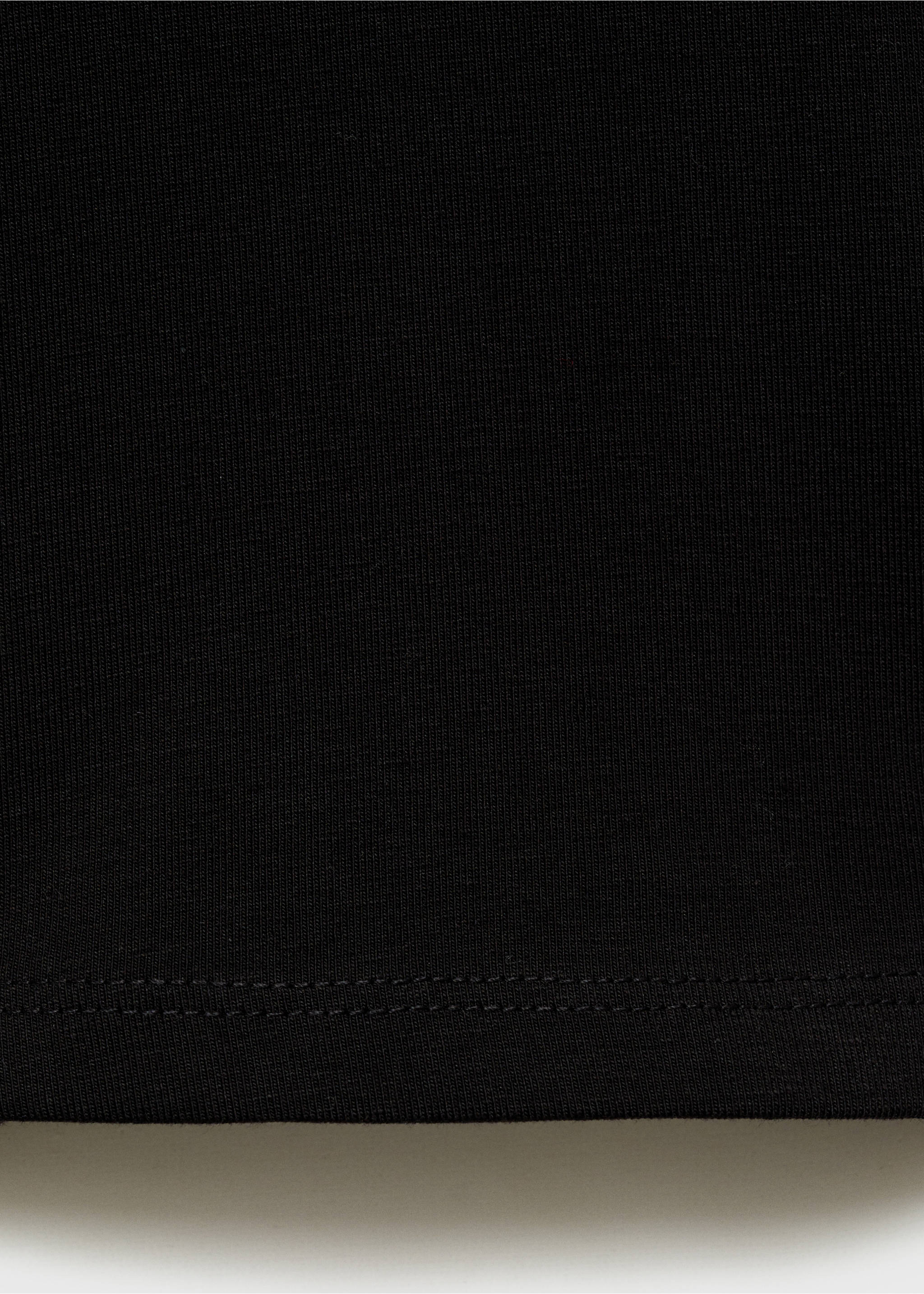Wijd uitlopende legging - Detail van het artikel 0, Zwart. Ref: 87060621-00.