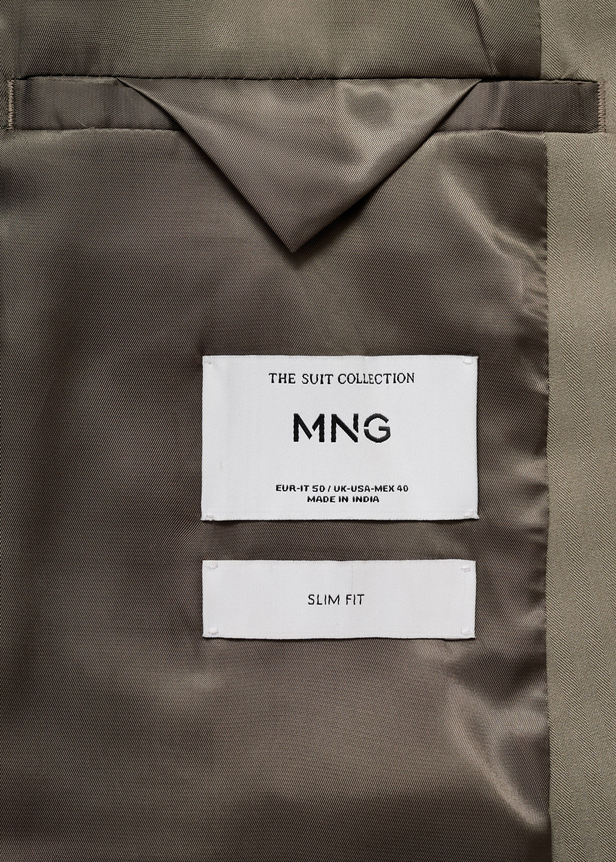 Monaco double-breasted slim-fit suit blazer - Details of the article 0