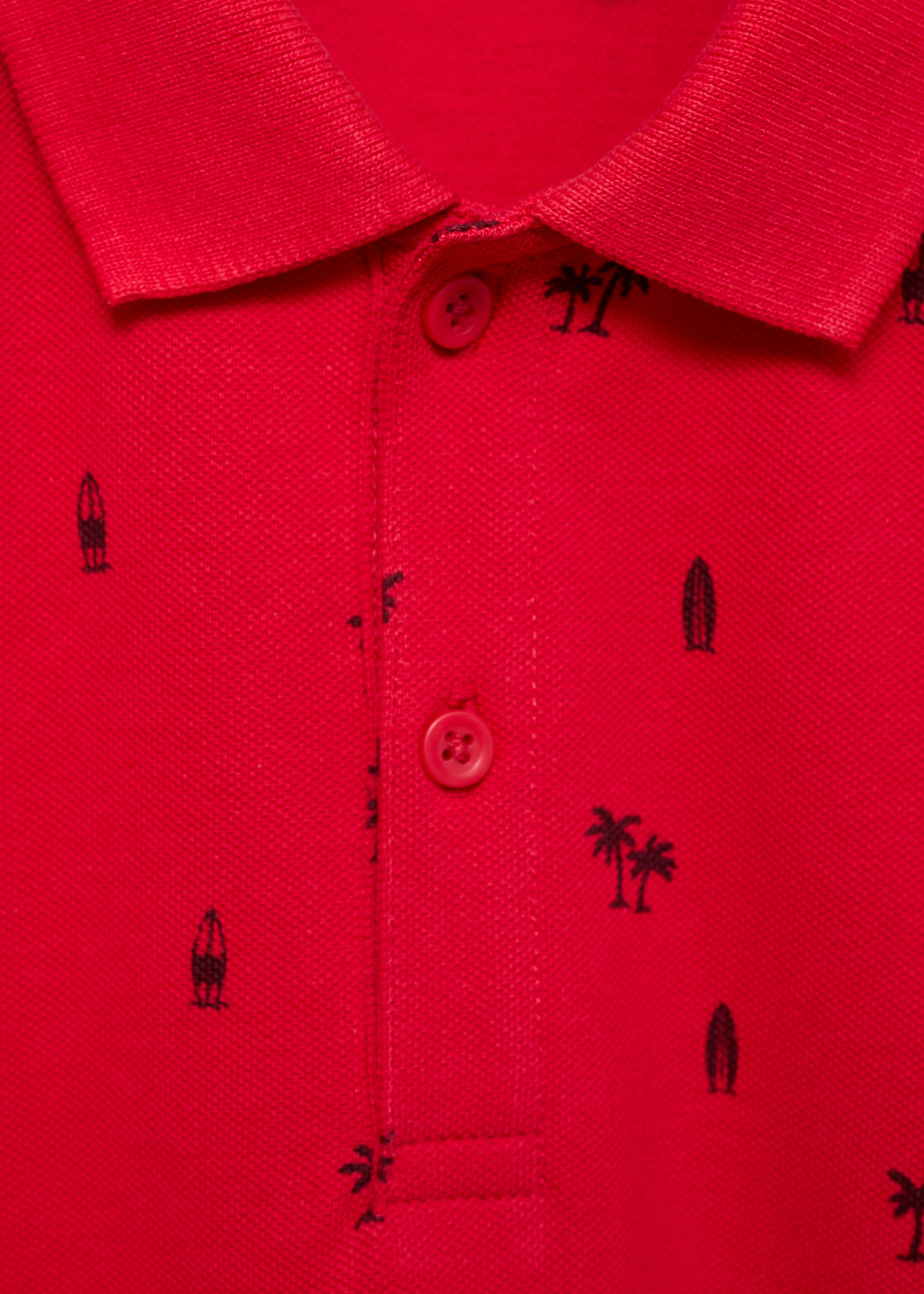 Polo algodón piqué estampado - Detalle del artículo 8