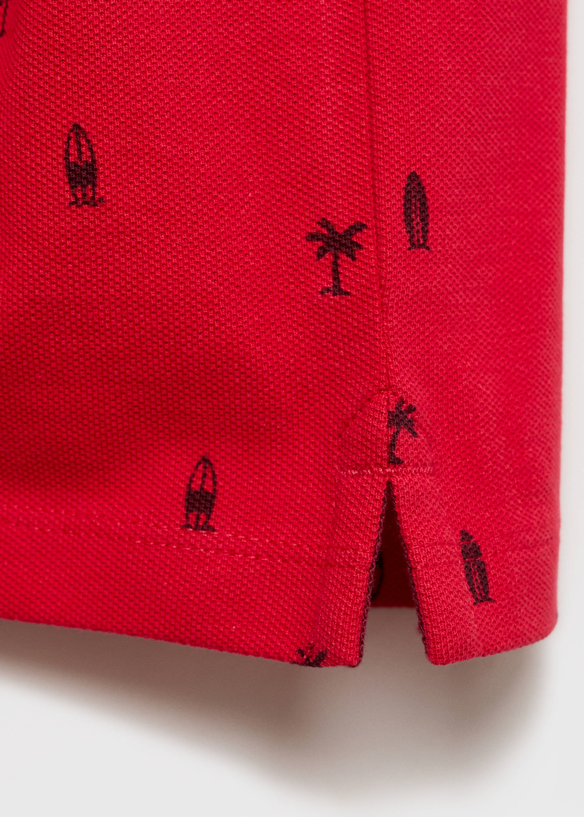 Polo algodón piqué estampado - Detalle del artículo 0