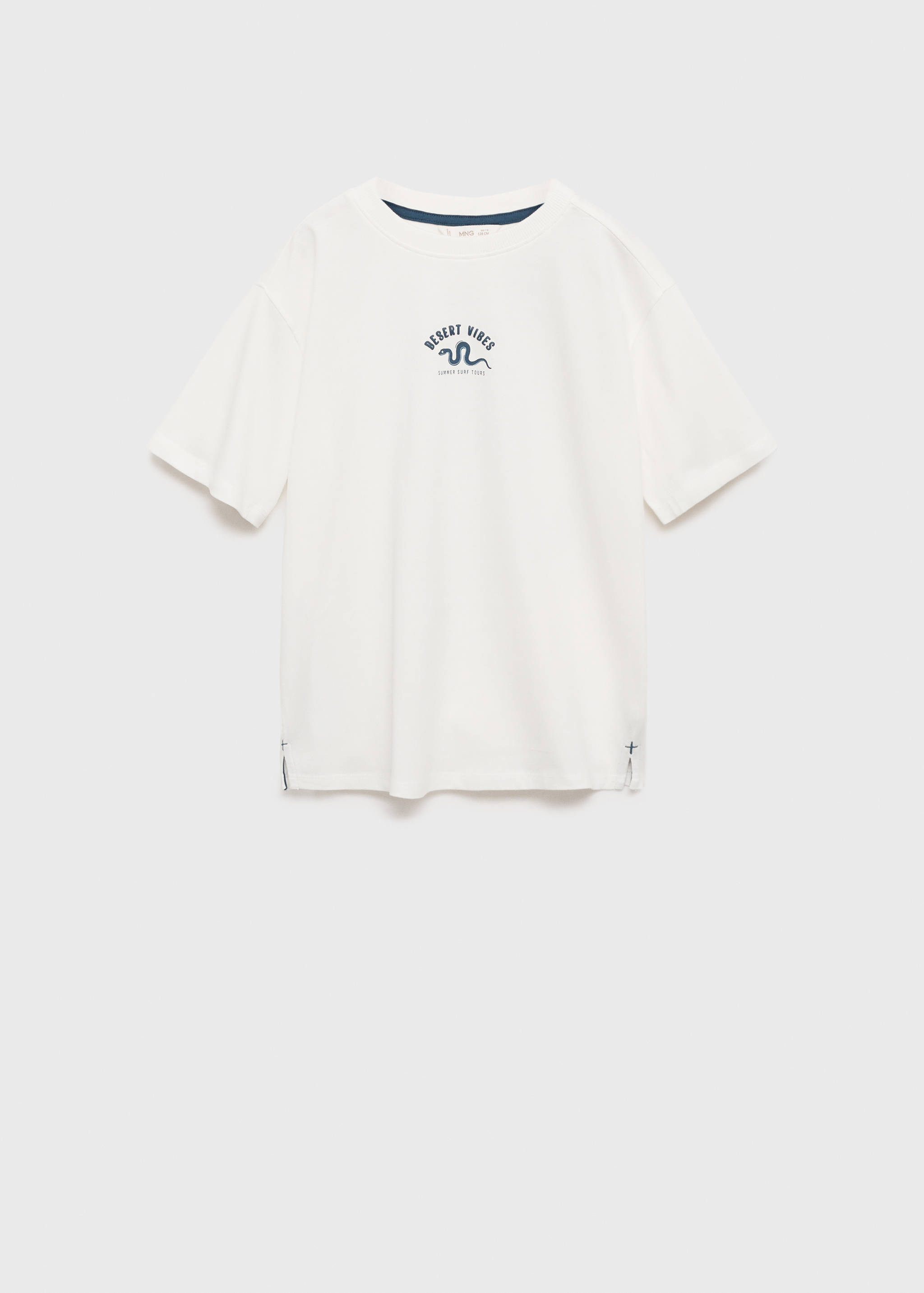 Bedrukt T-shirt met korte mouwen - Artikel zonder model
