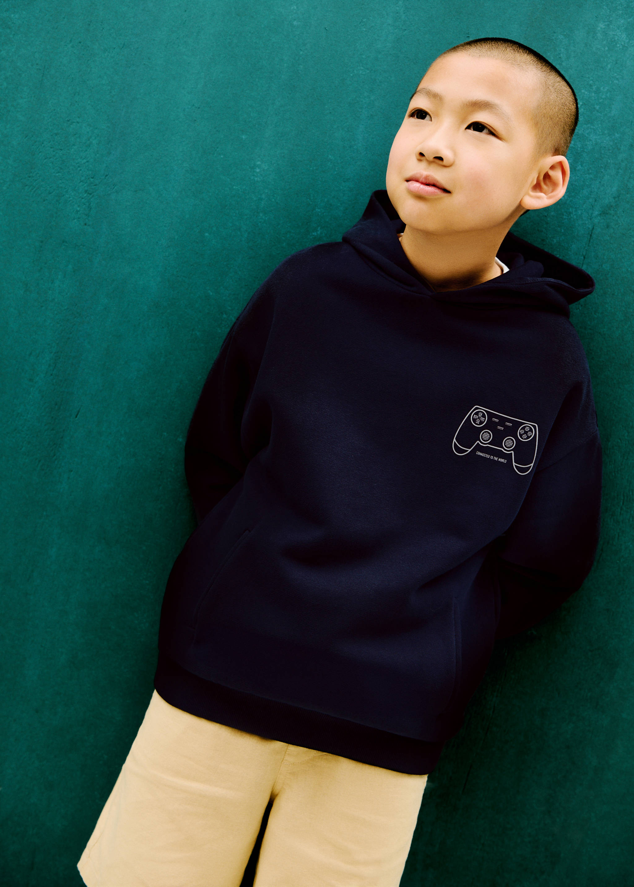 Printed hoodie - Medium plane