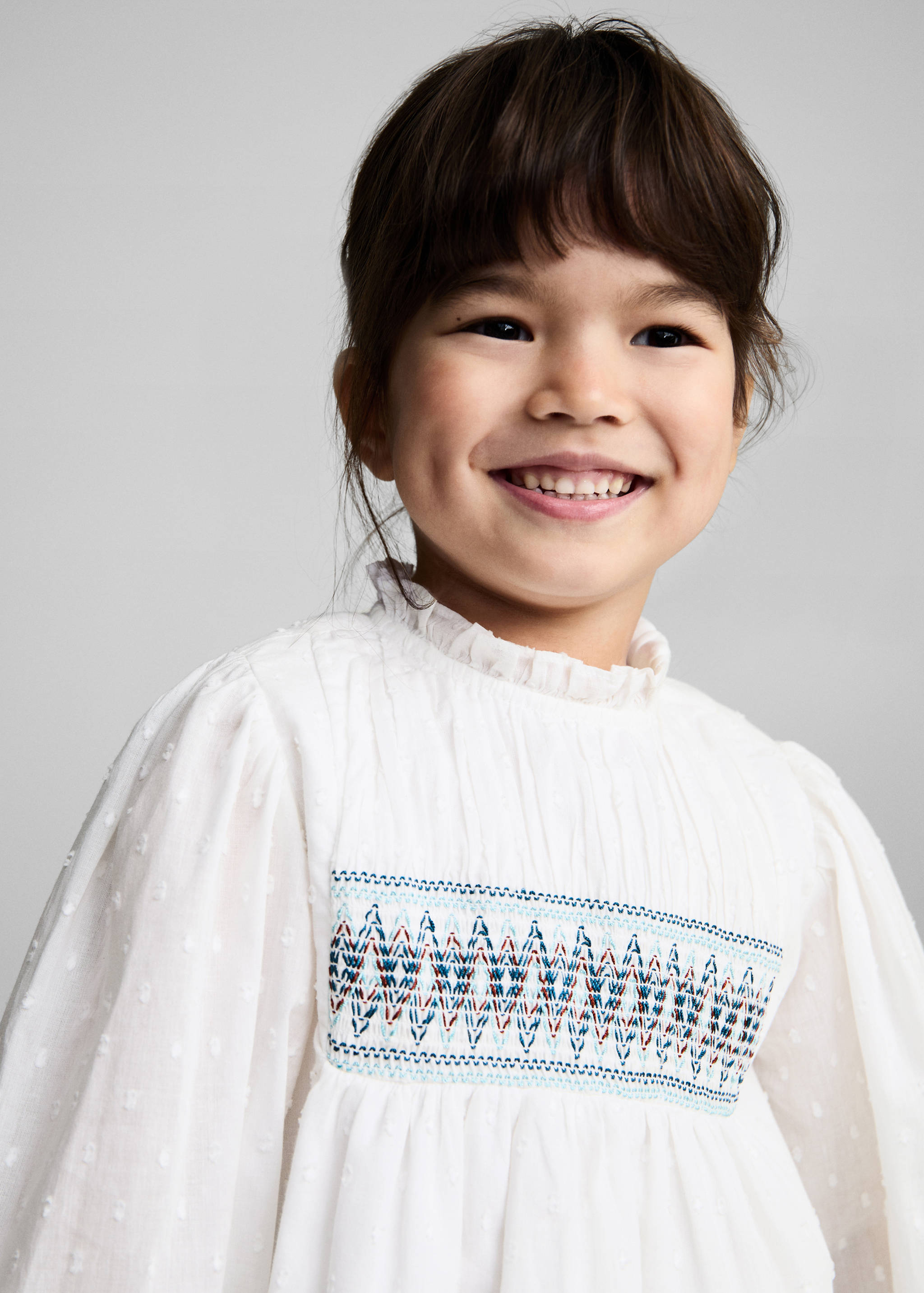 Baumwollbluse mit Stickereien - Detail des Artikels 1