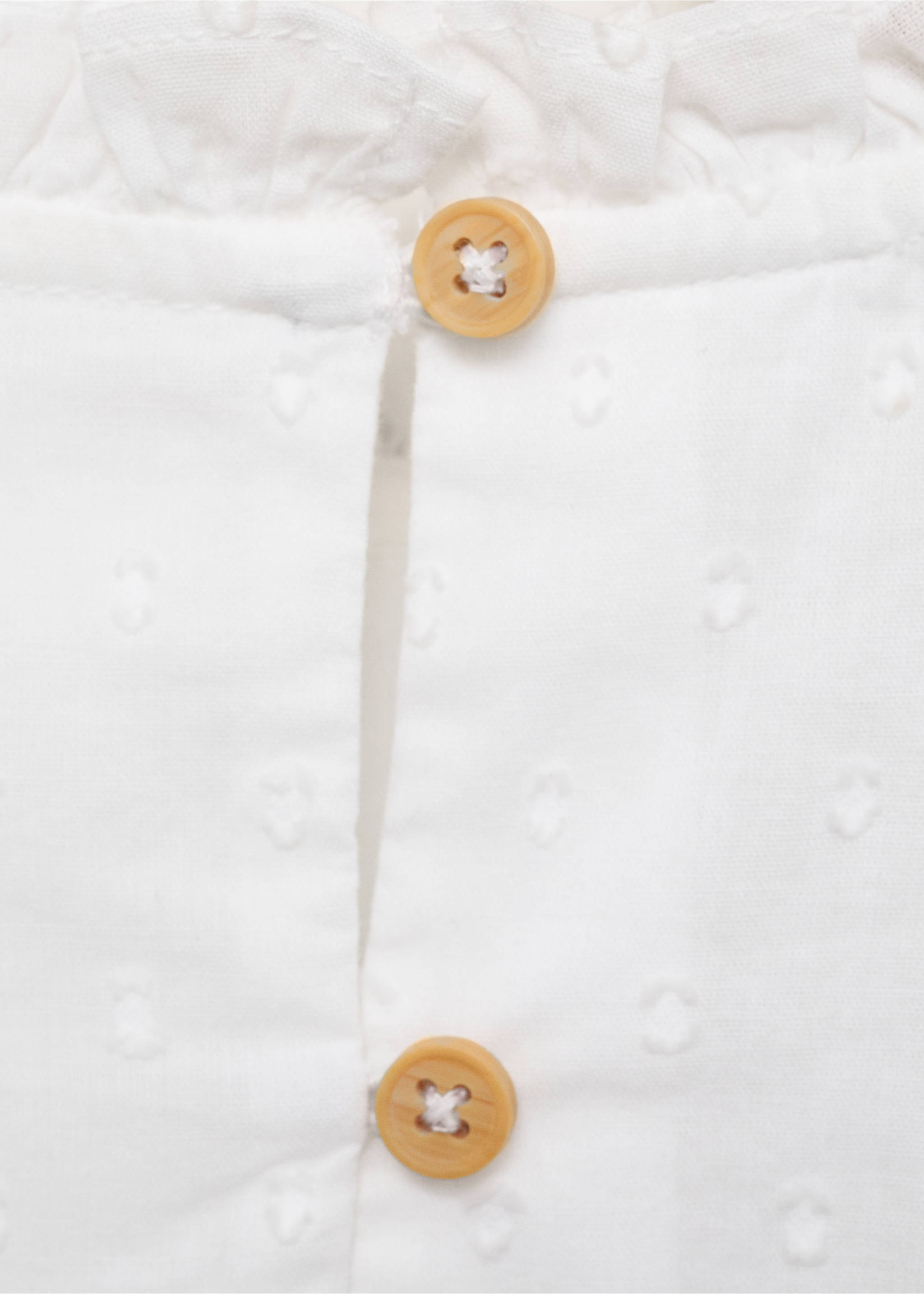 Baumwollbluse mit Stickereien - Detail des Artikels 0, Weiß. Ref: 87060634-00.