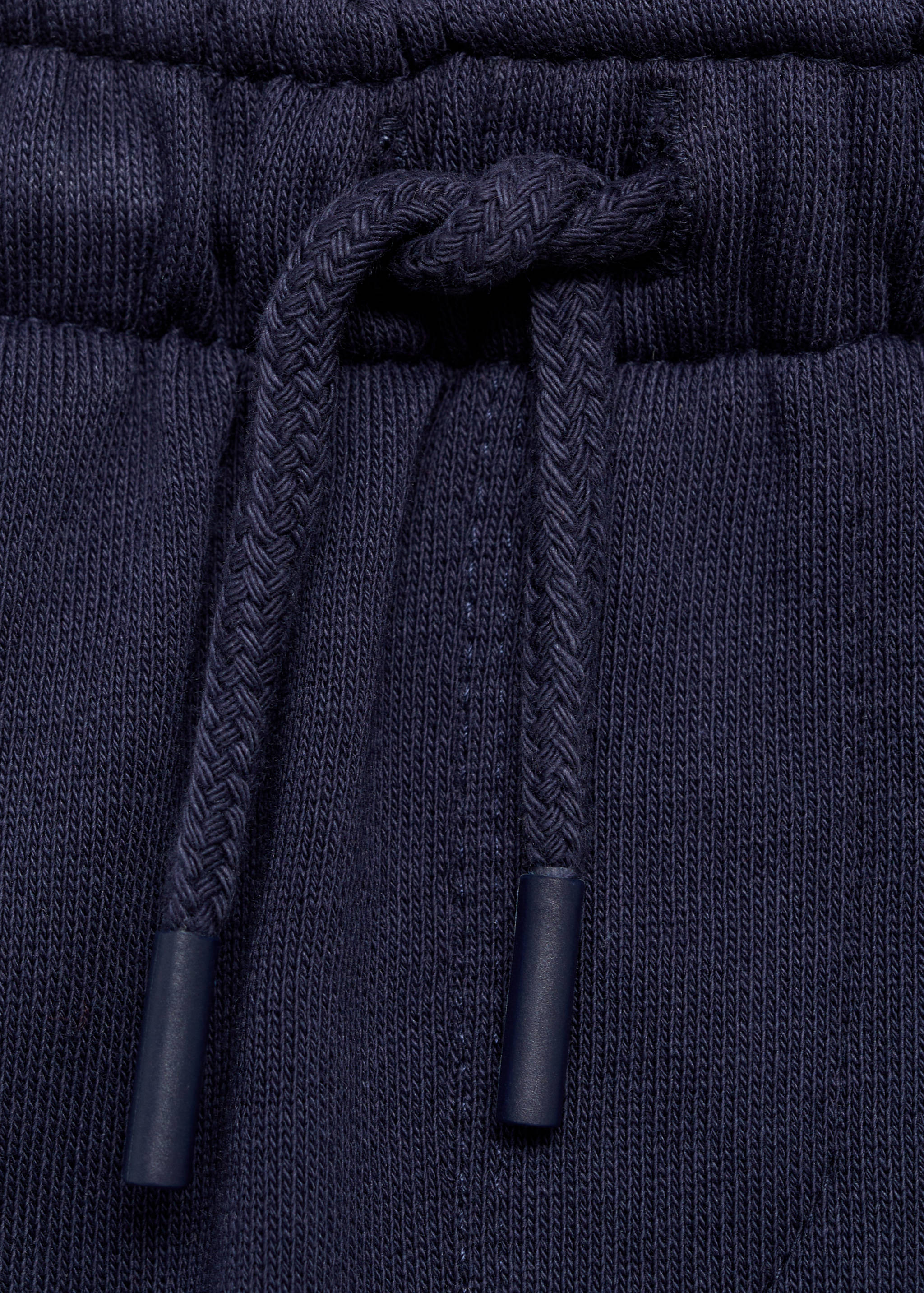 Cotton jogger-style trousers - Details of the article 8