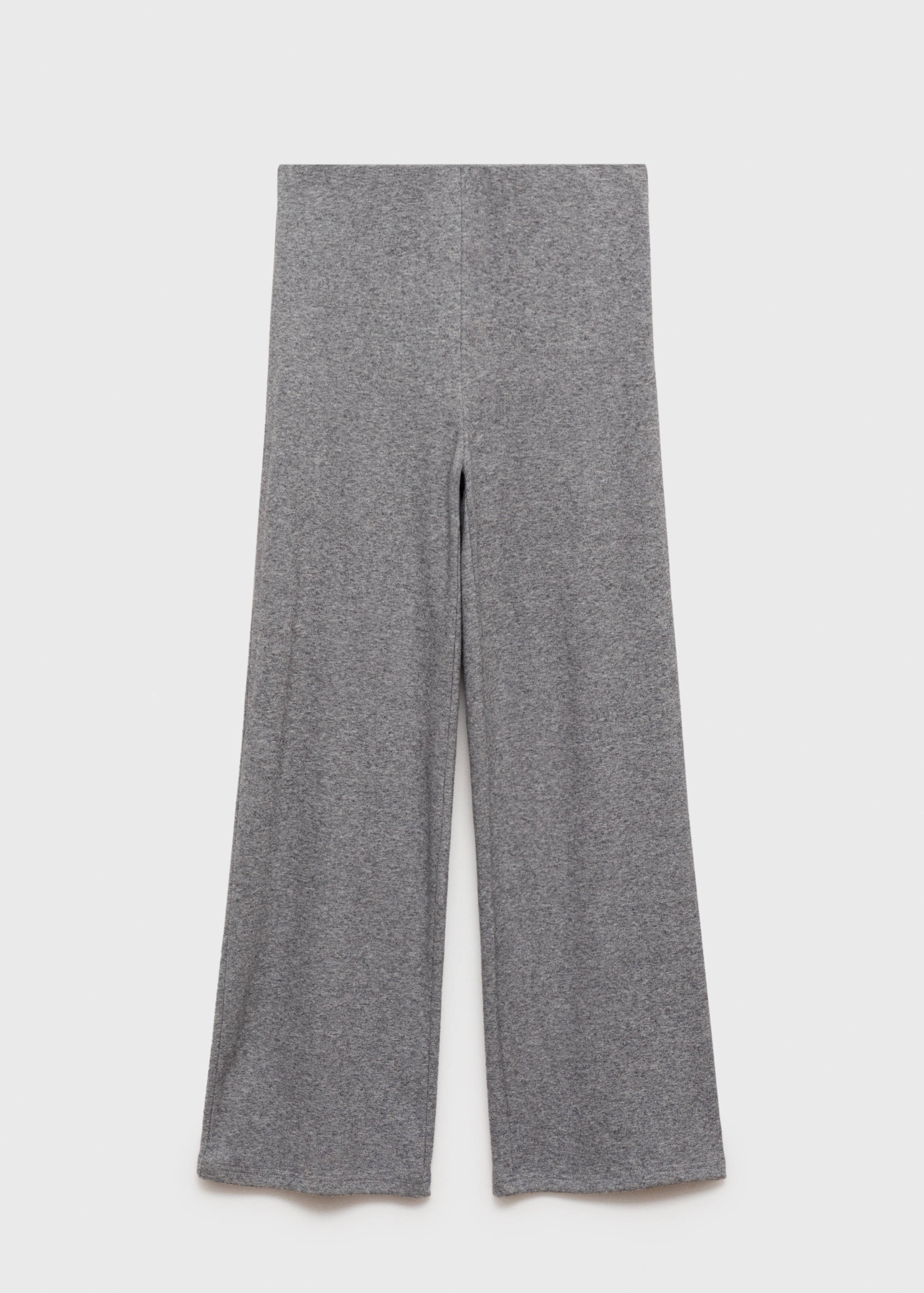 Straight knitted pants - Article without model