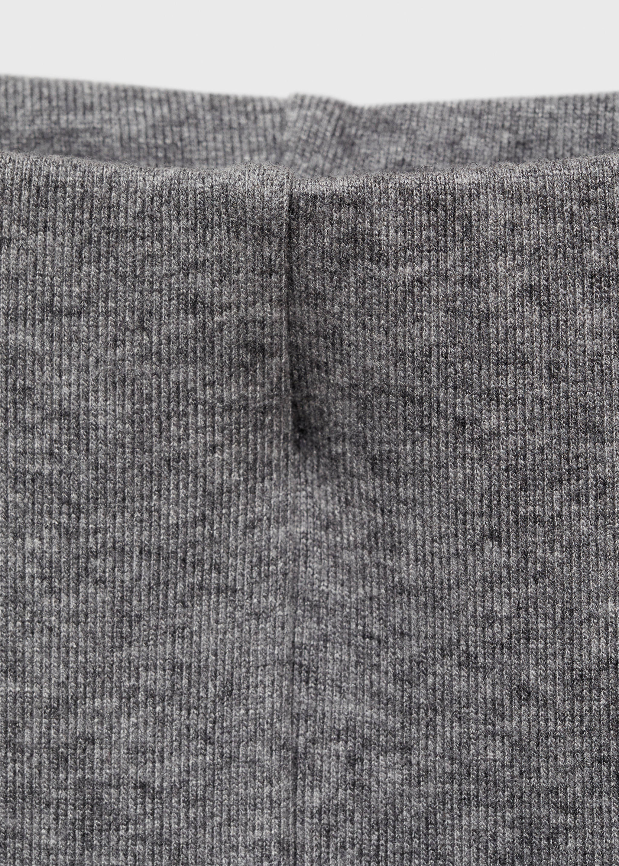 Straight knitted pants - Details of the article 0