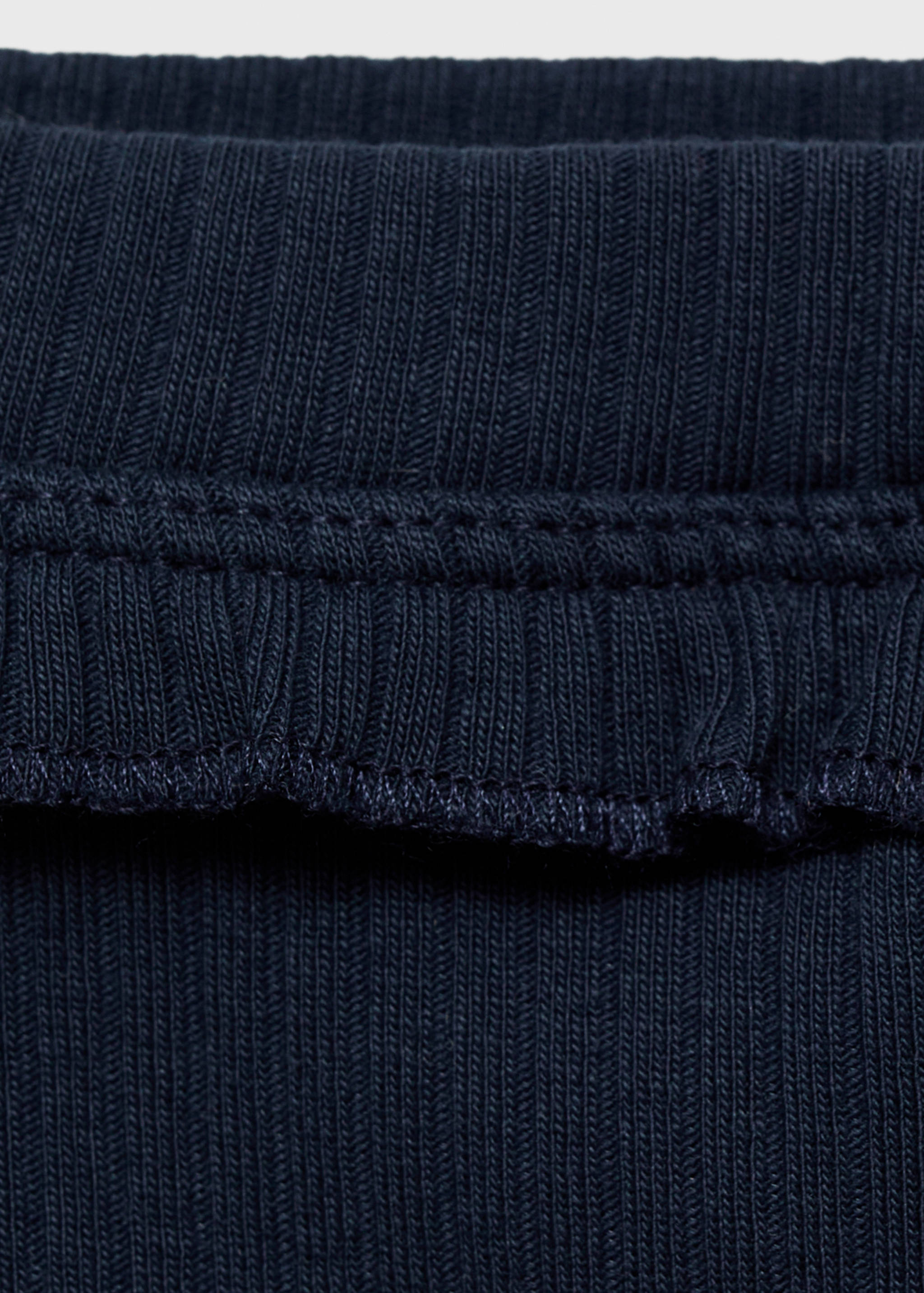 Cotton ribbed leggings - Details of the article 8