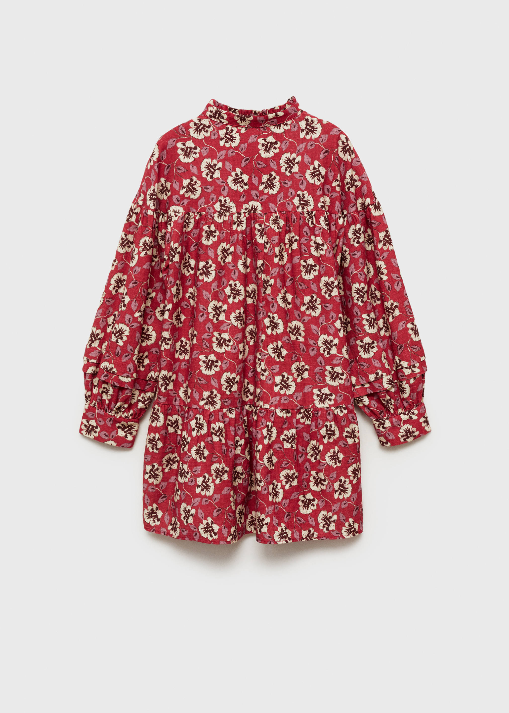 Vestido estampado flores - Reverso del artículo