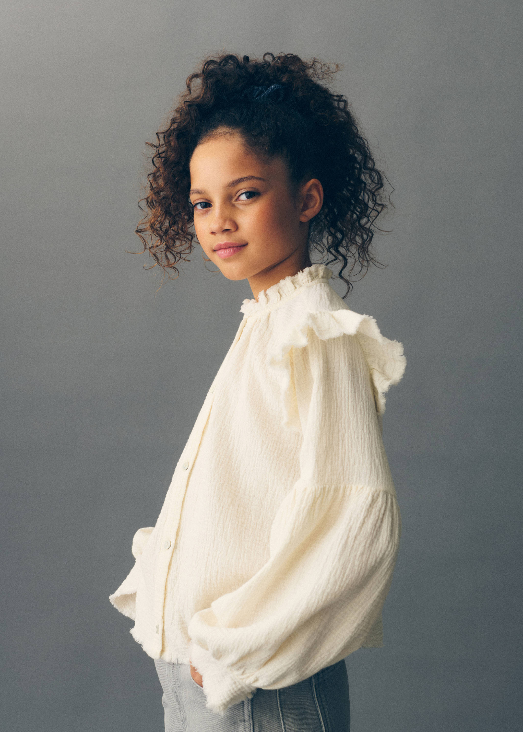 Romantic cheesecloth blouse - Details of the article 5
