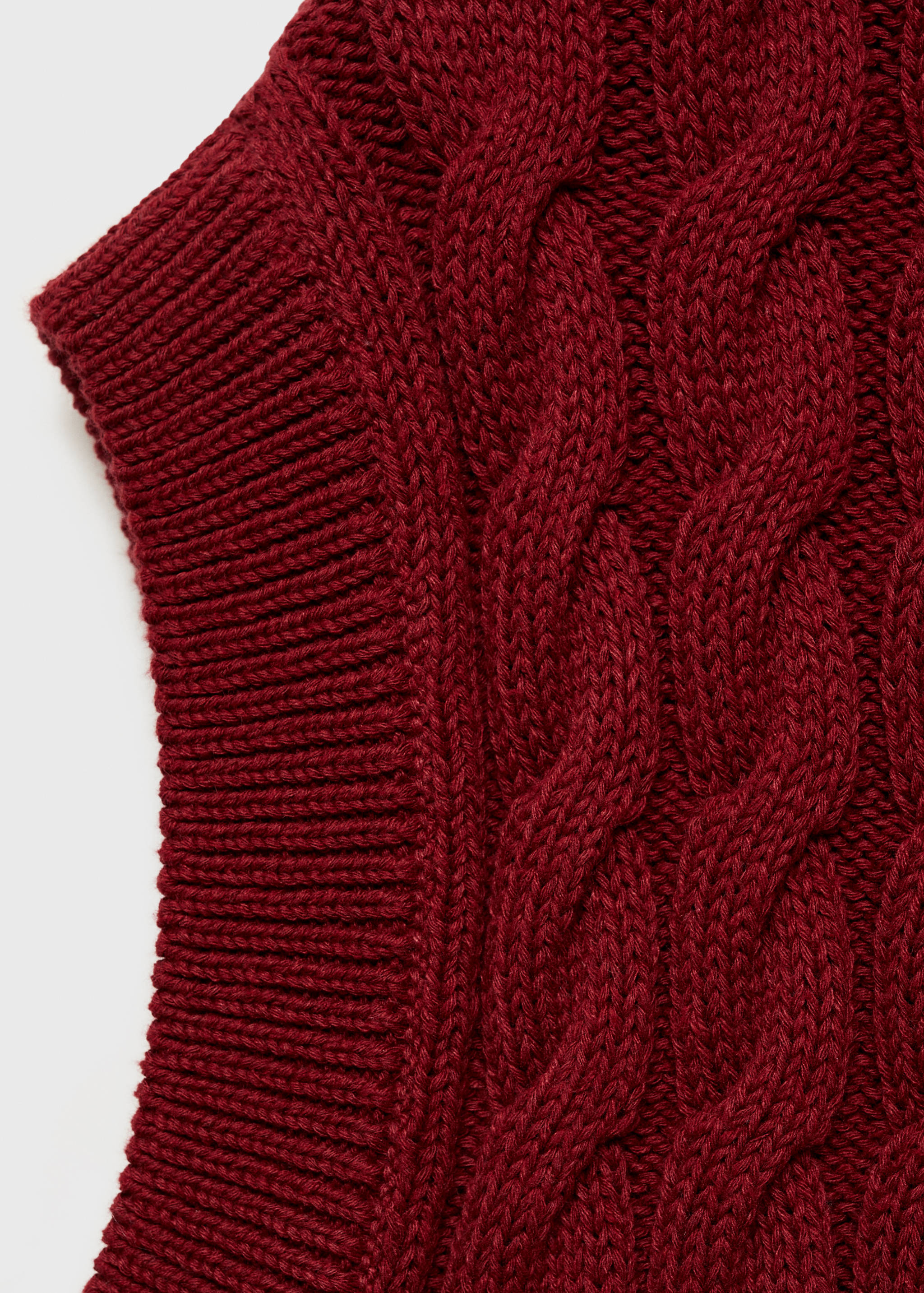 Braided-knit gilet - Details of the article 8