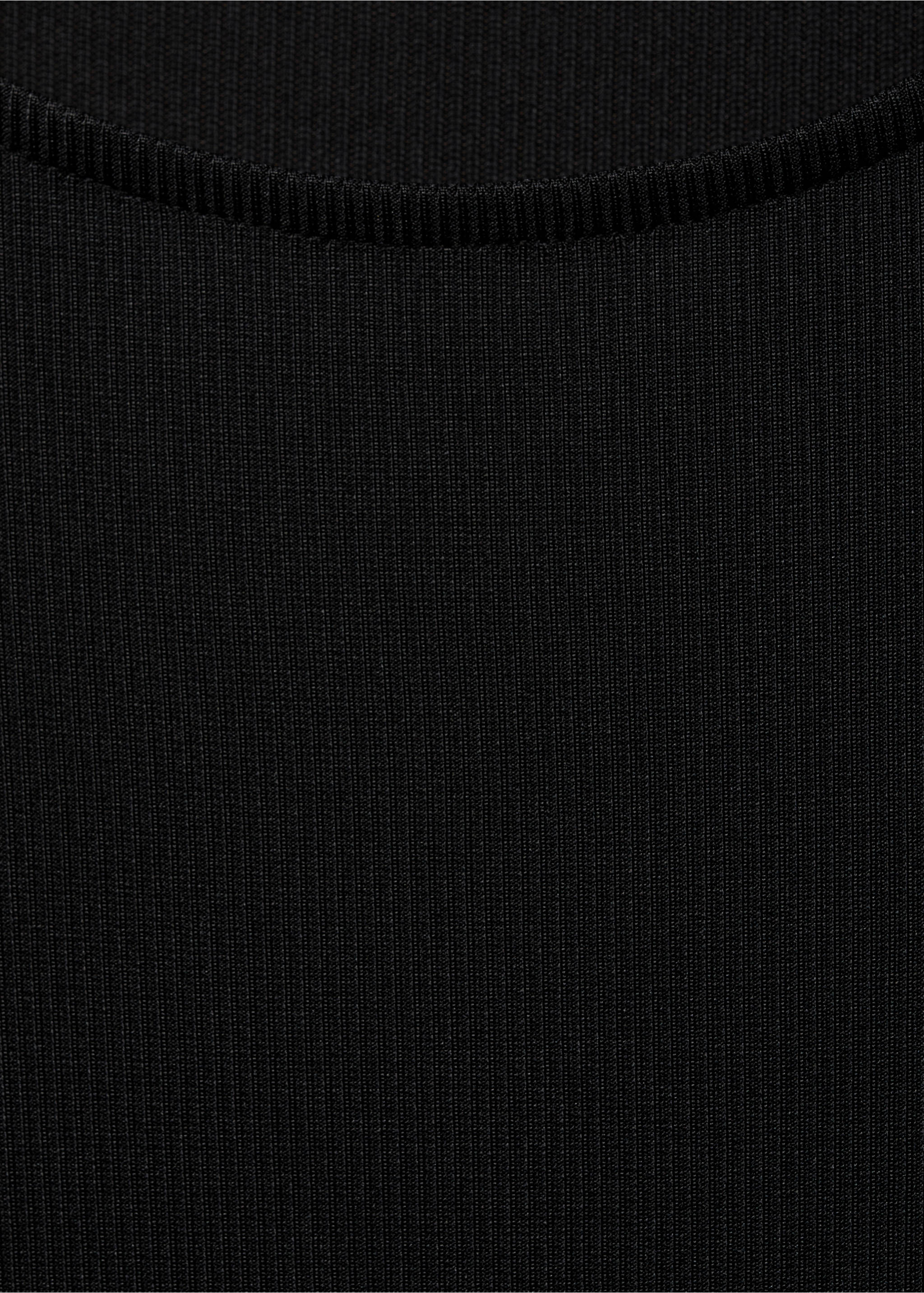 Vestido evasé plisado - Detalle del artículo 0, Negro. Ref: 87061046-00.