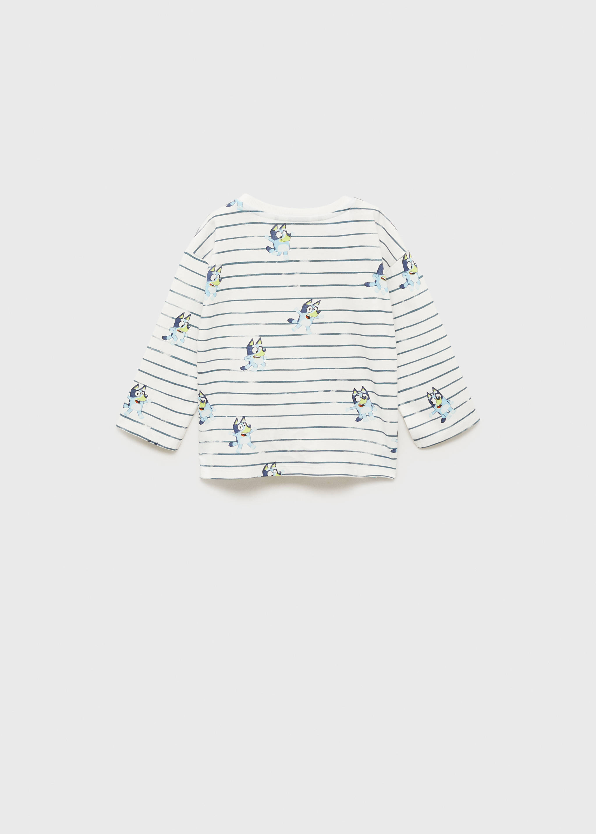 Bluey printed t-shirt - Reverse of the article