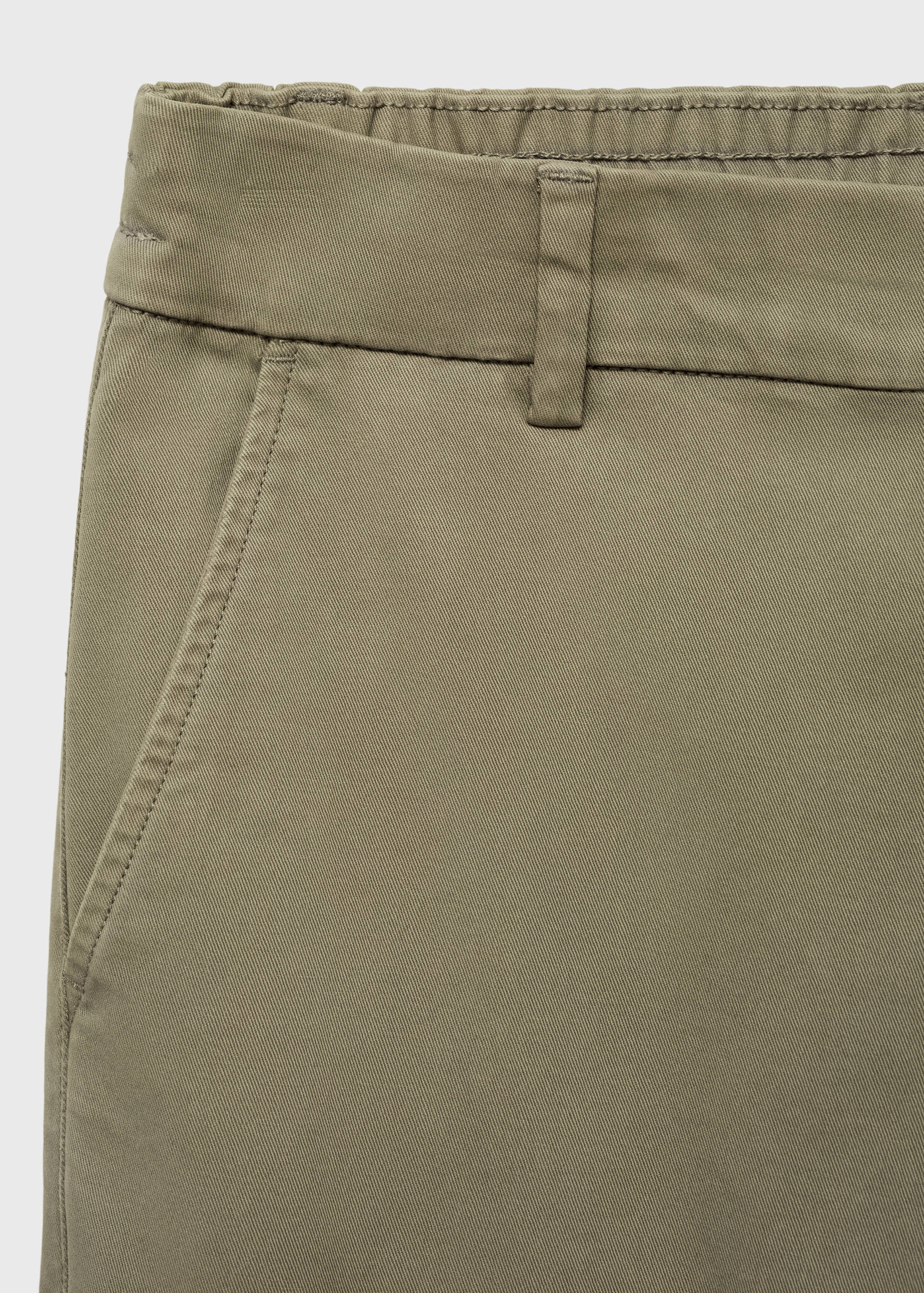 Straight-fit chino trousers - Details of the article 8