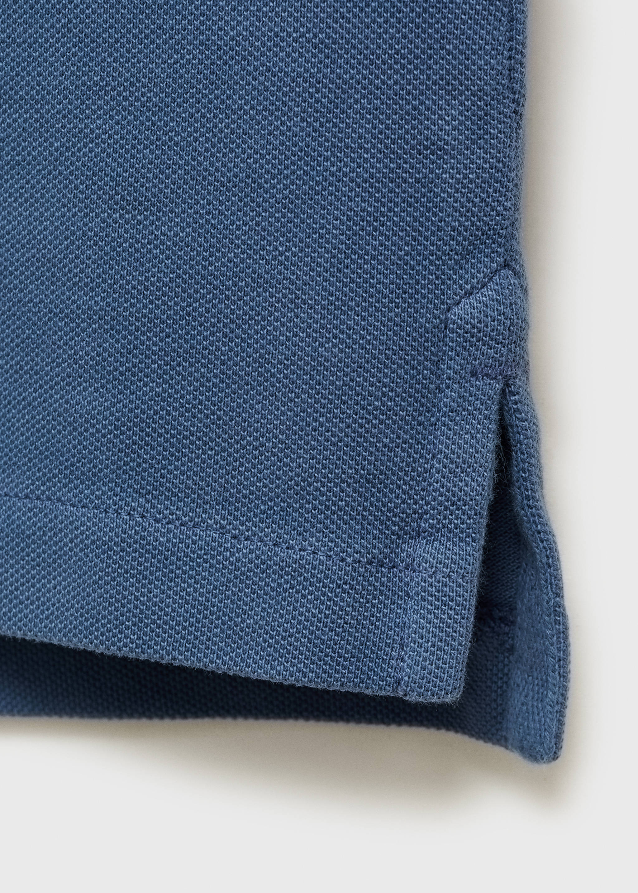 Cotton piqué polo shirt - Details of the article 8