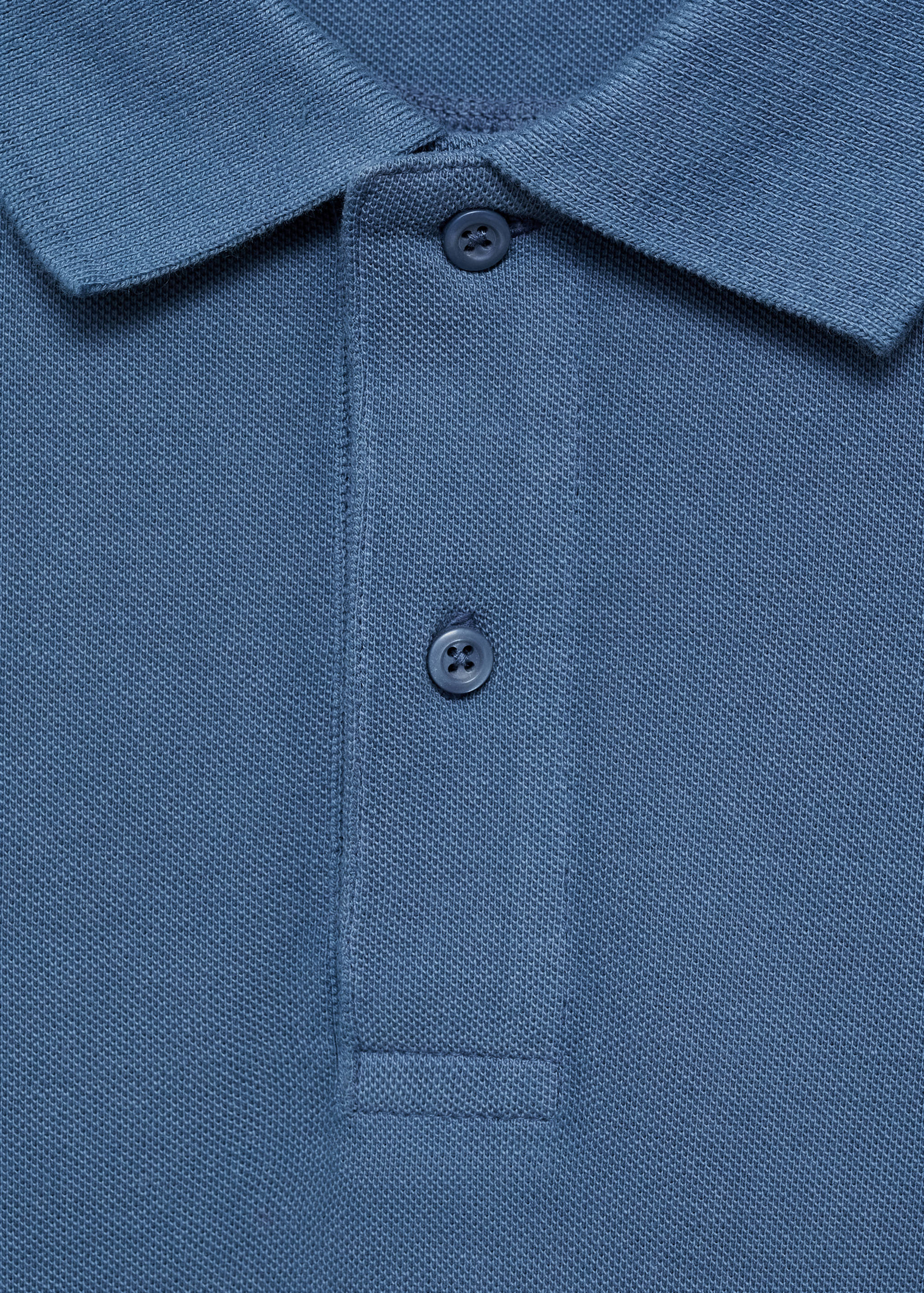 Cotton piqué polo shirt - Details of the article 0