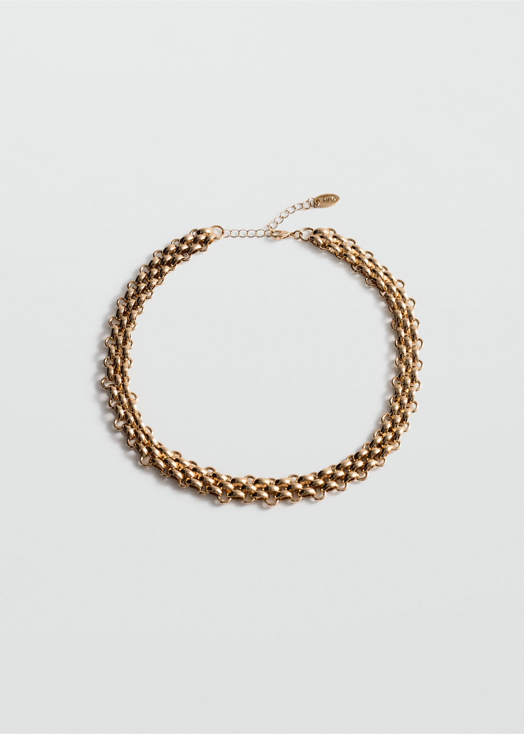 Link chain necklace - Article without model, Gold. Ref: 87061059-00.