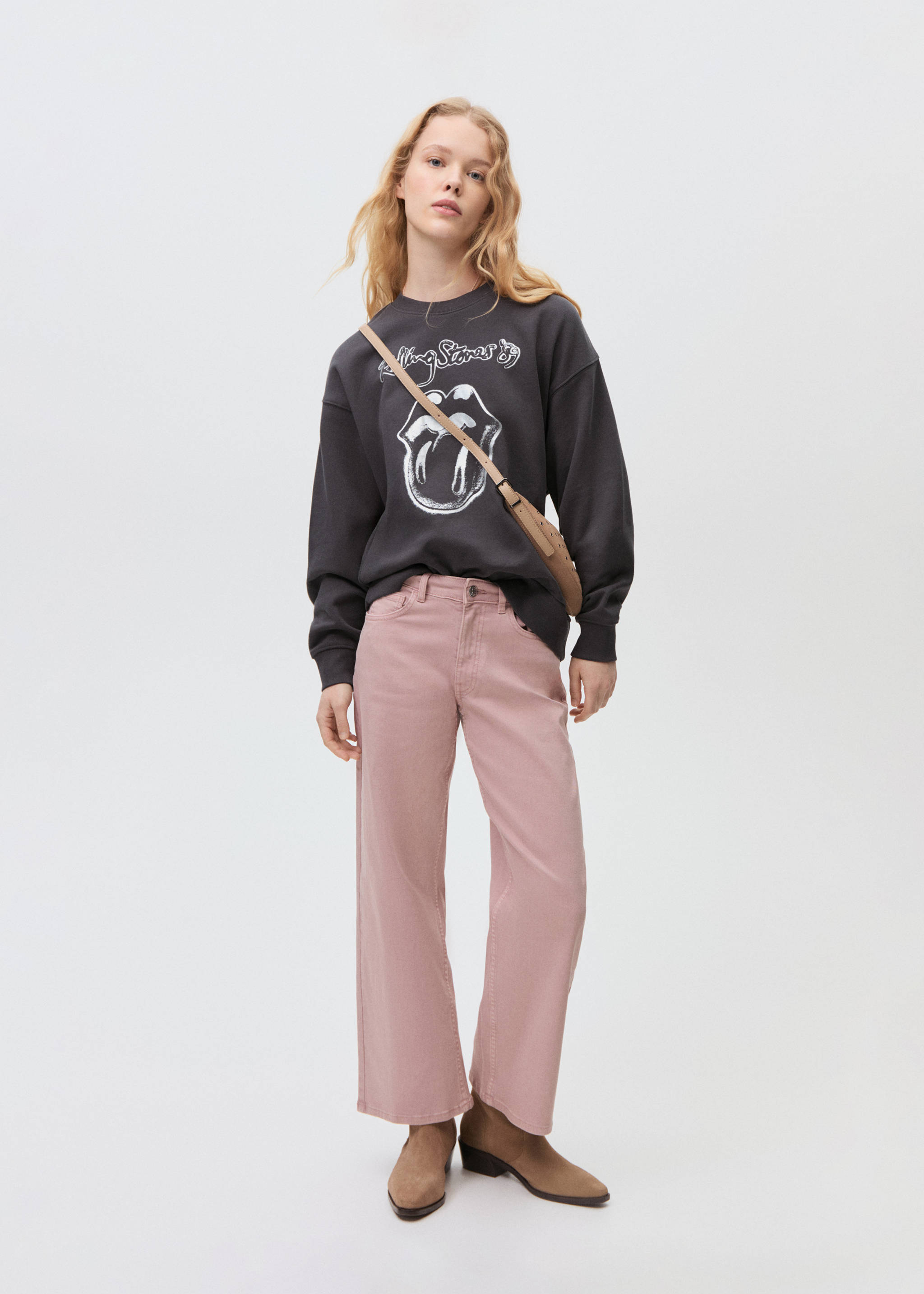 Rolling’s cotton sweatshirt - General plane, Charcoal. Ref: 87061516-00.
