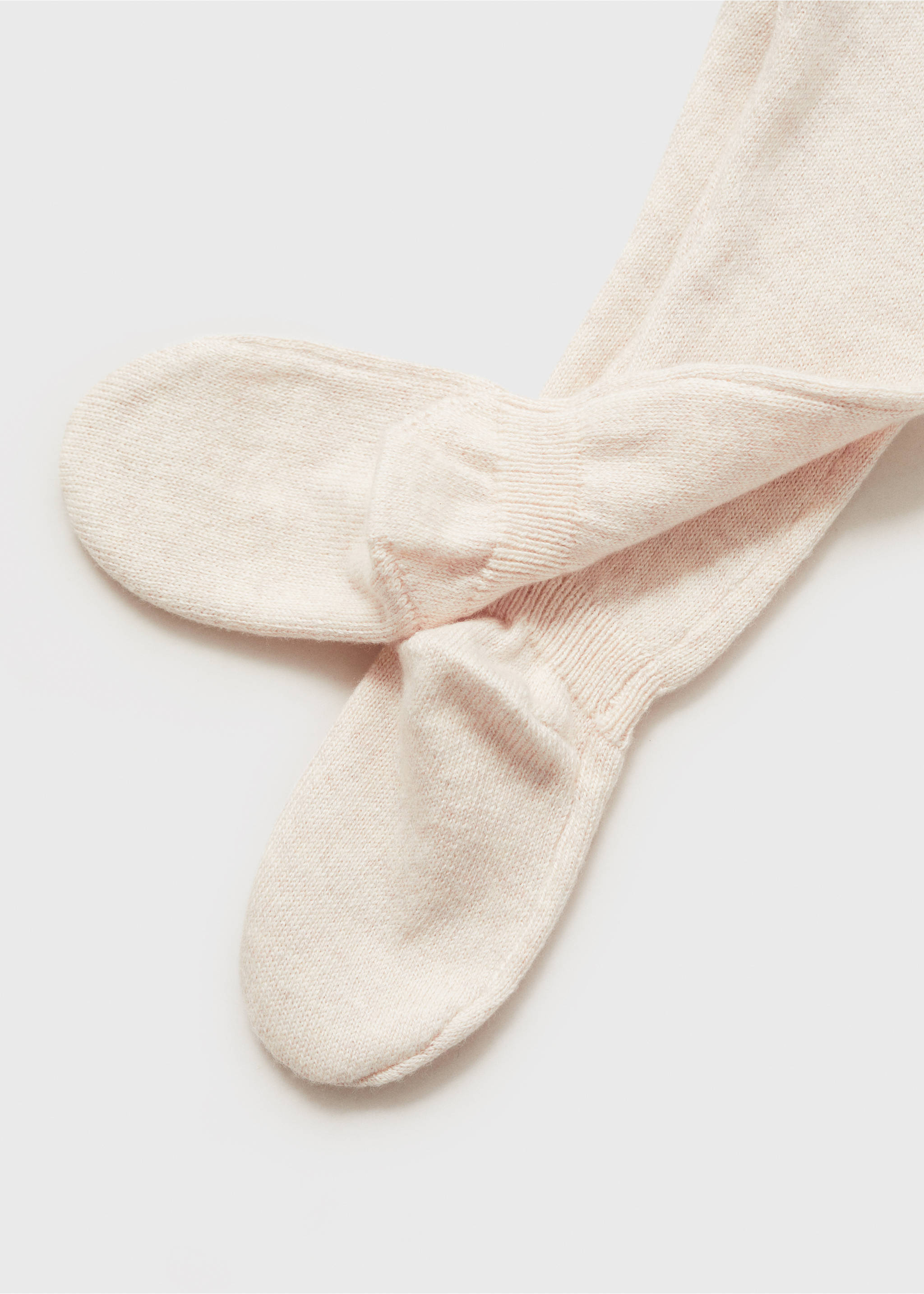 Cotton footed trousers - Details of the article 8, Sand. Ref: 87061519-00.