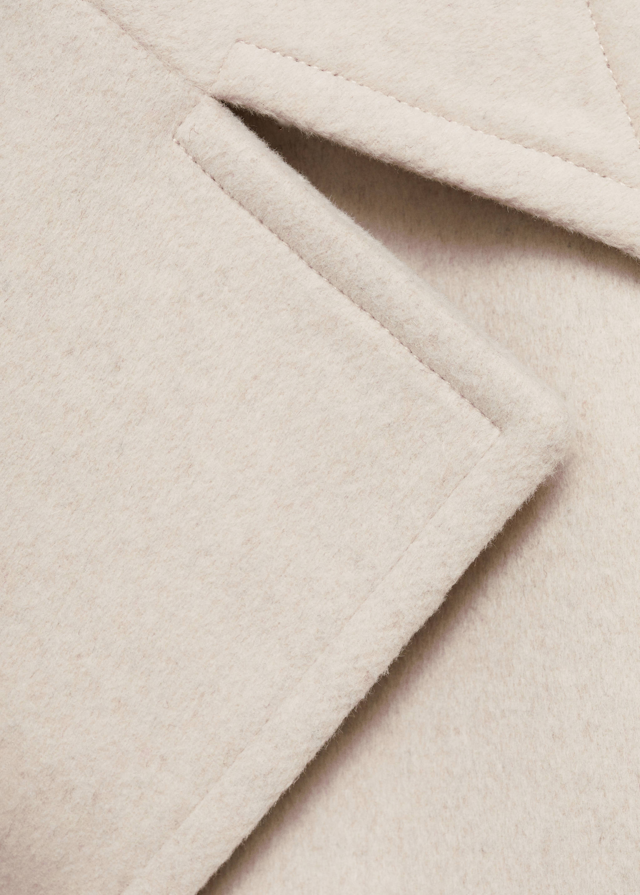 Jacke aus Wollgemisch mit Maxi-Reverskragen - Detail des Artikels 8