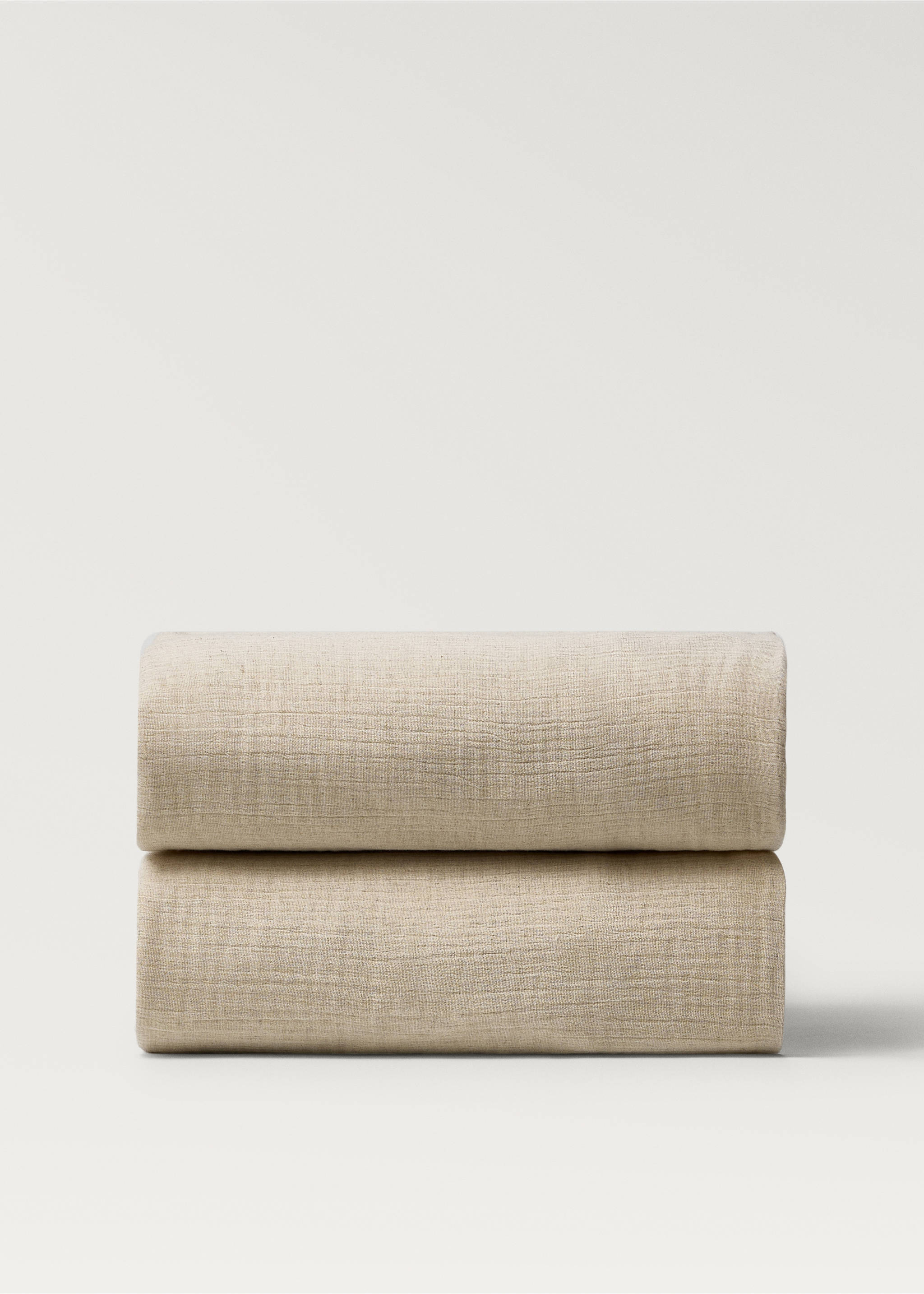 Soft reversible children's blanket - Article without model, Sand. Ref: 87061523-00.